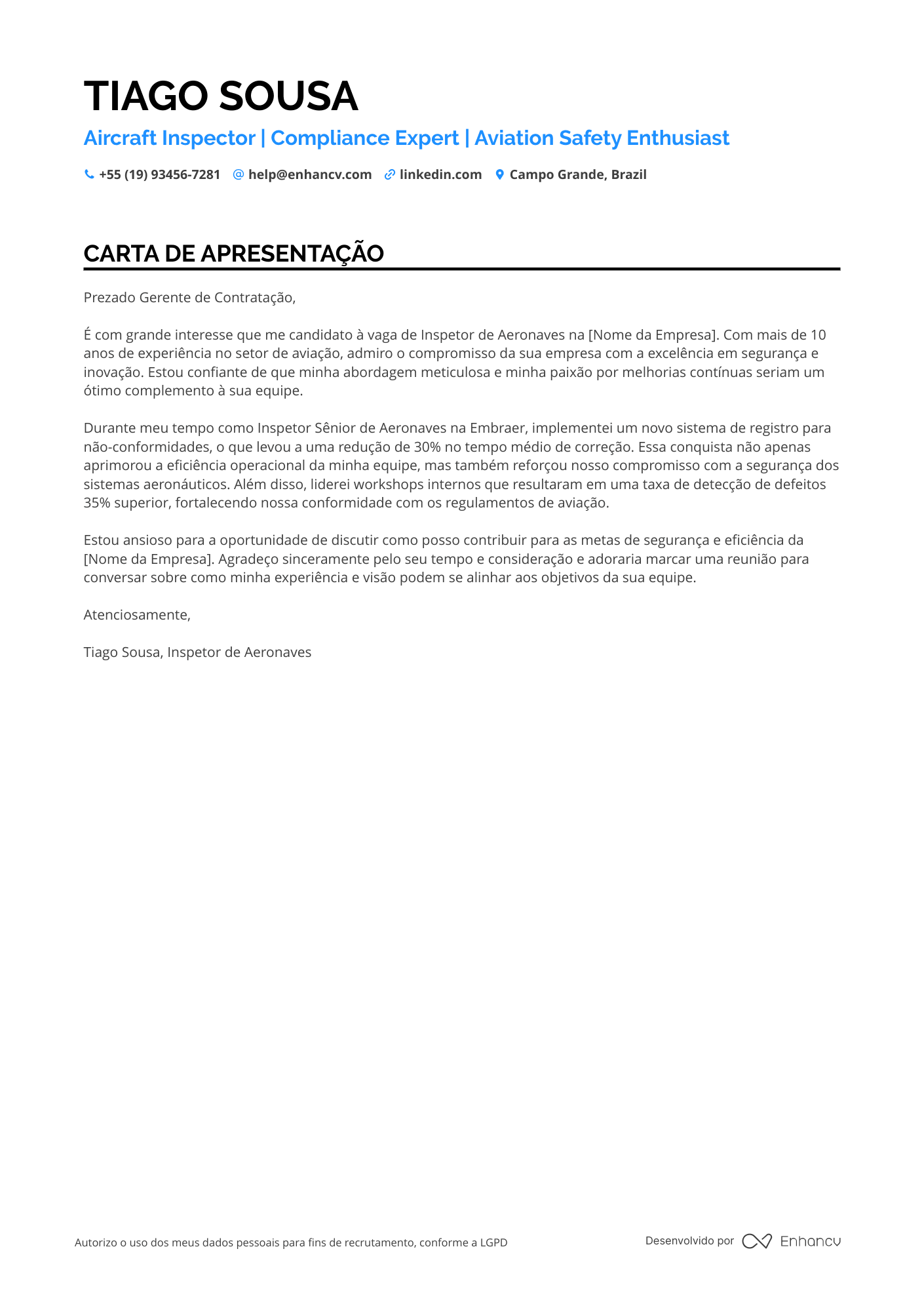 Inspetor de Qualidade em Logística