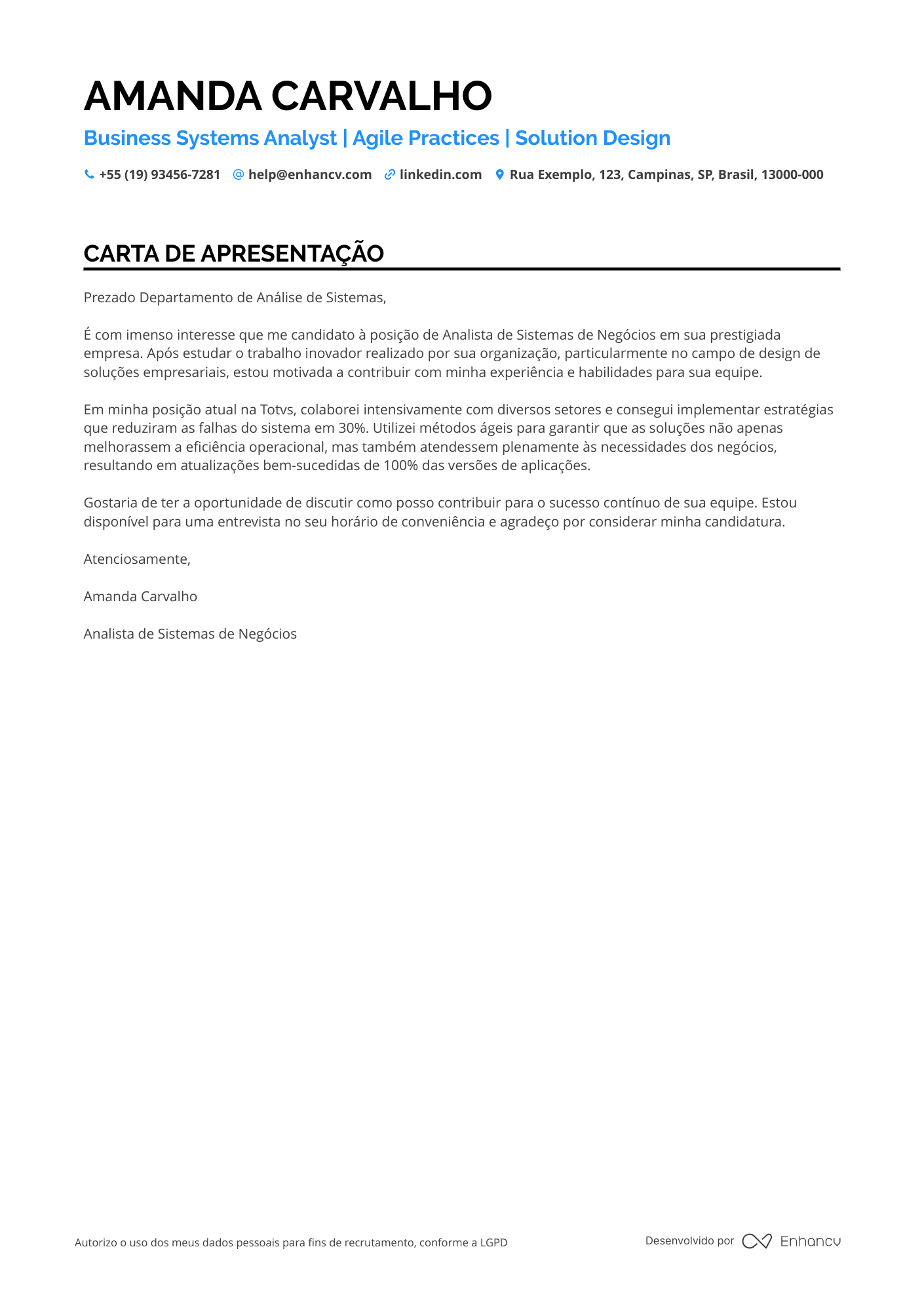 Analista de Dados de Negócios