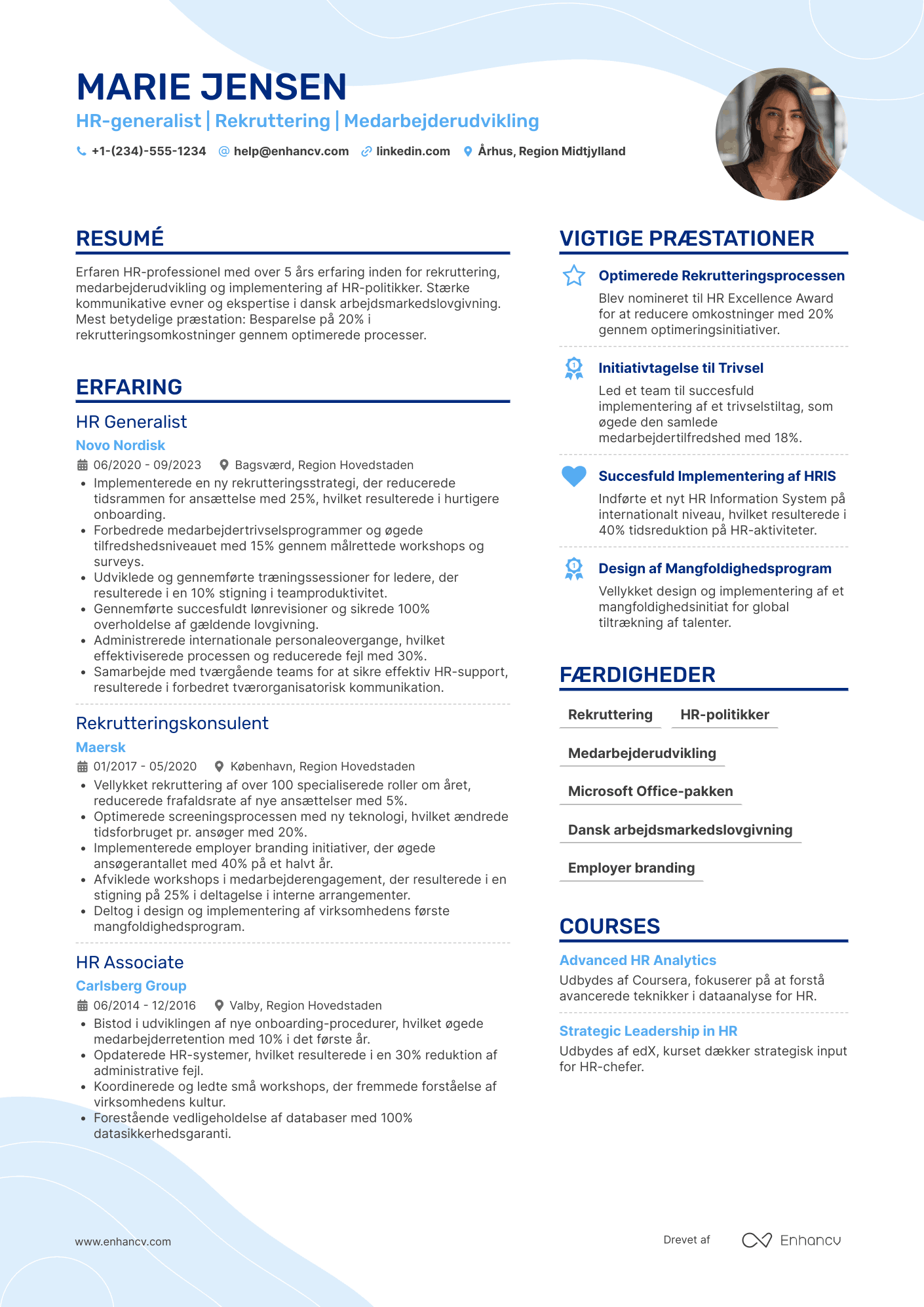 CV til HR generalist