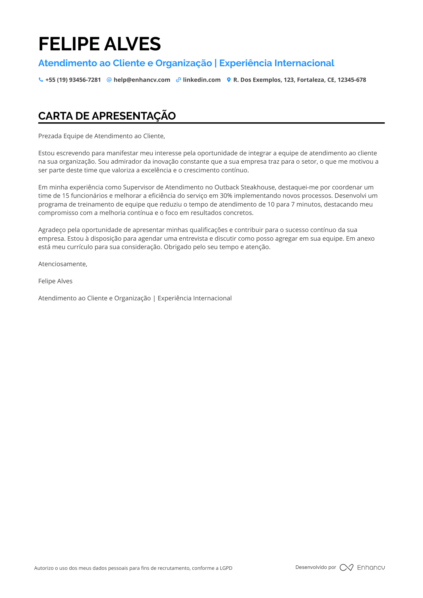 Garçom de Cruzeiro