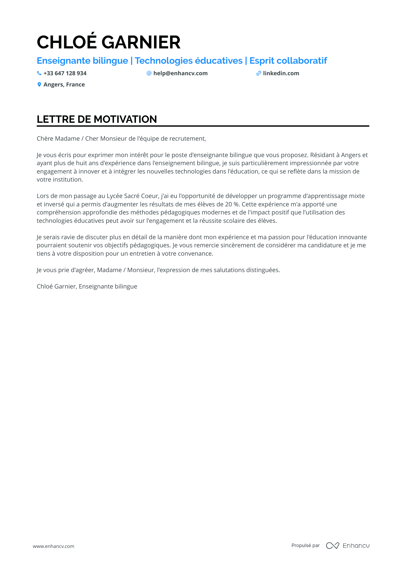 Enseignant référent