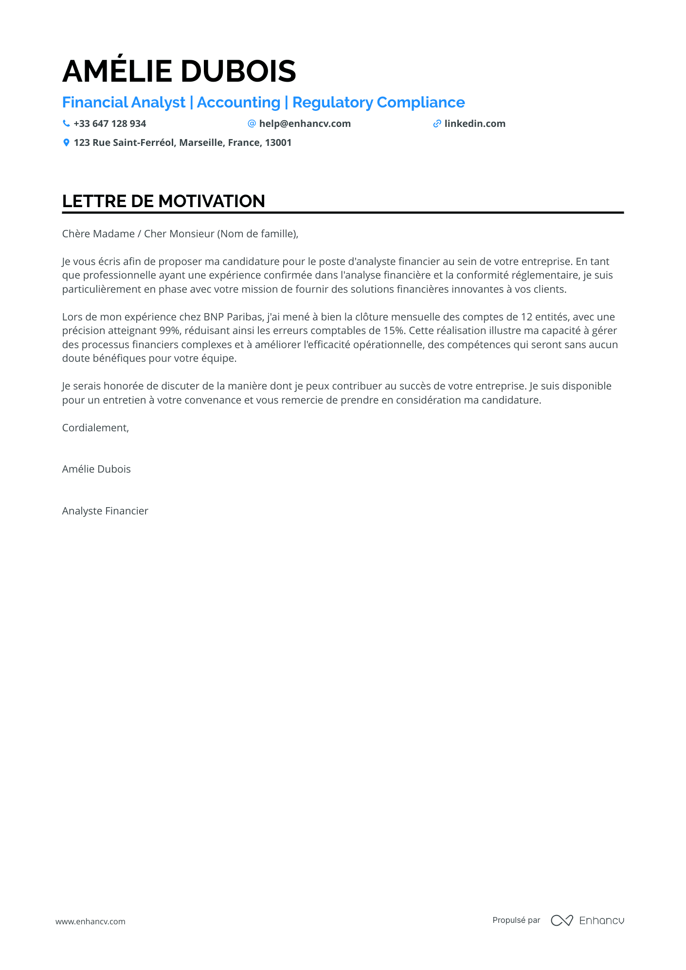 Directeur de Succursale Banque