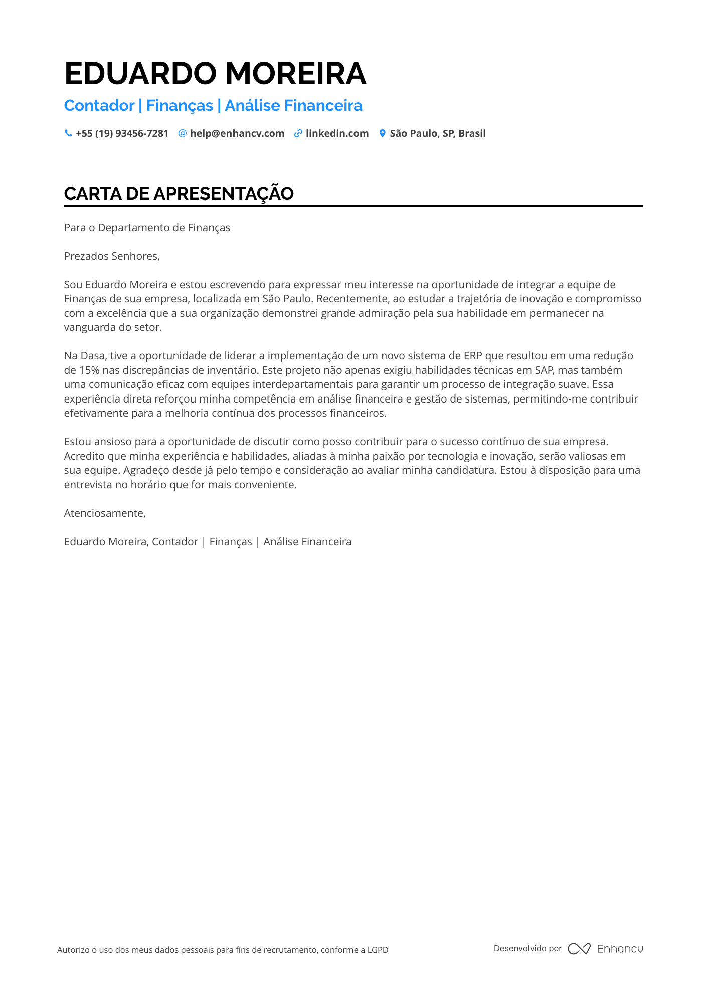 Contador Sem experiência