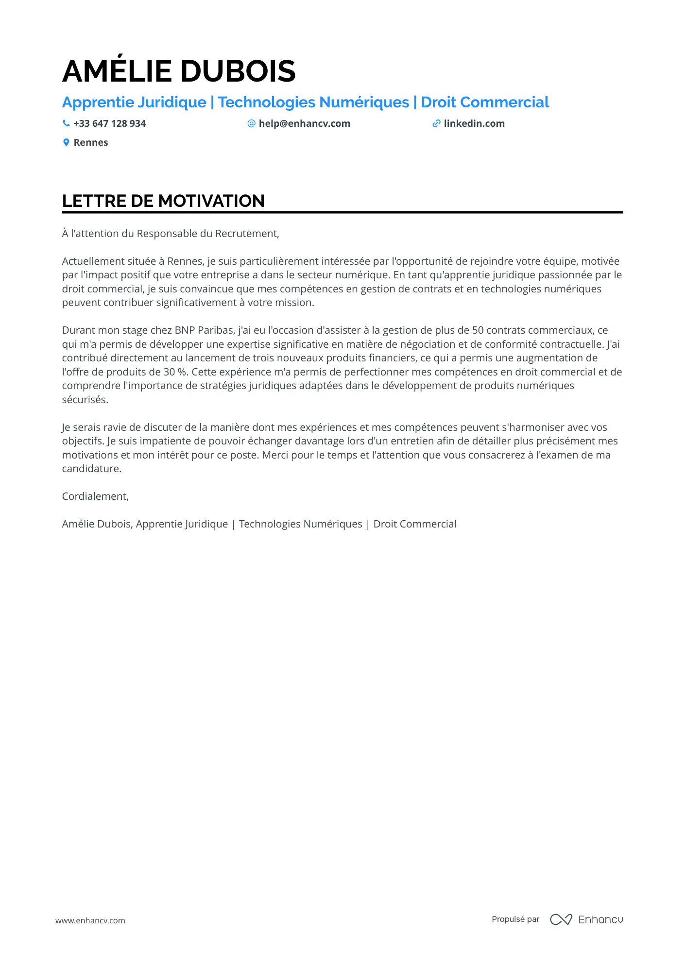Stage Juriste