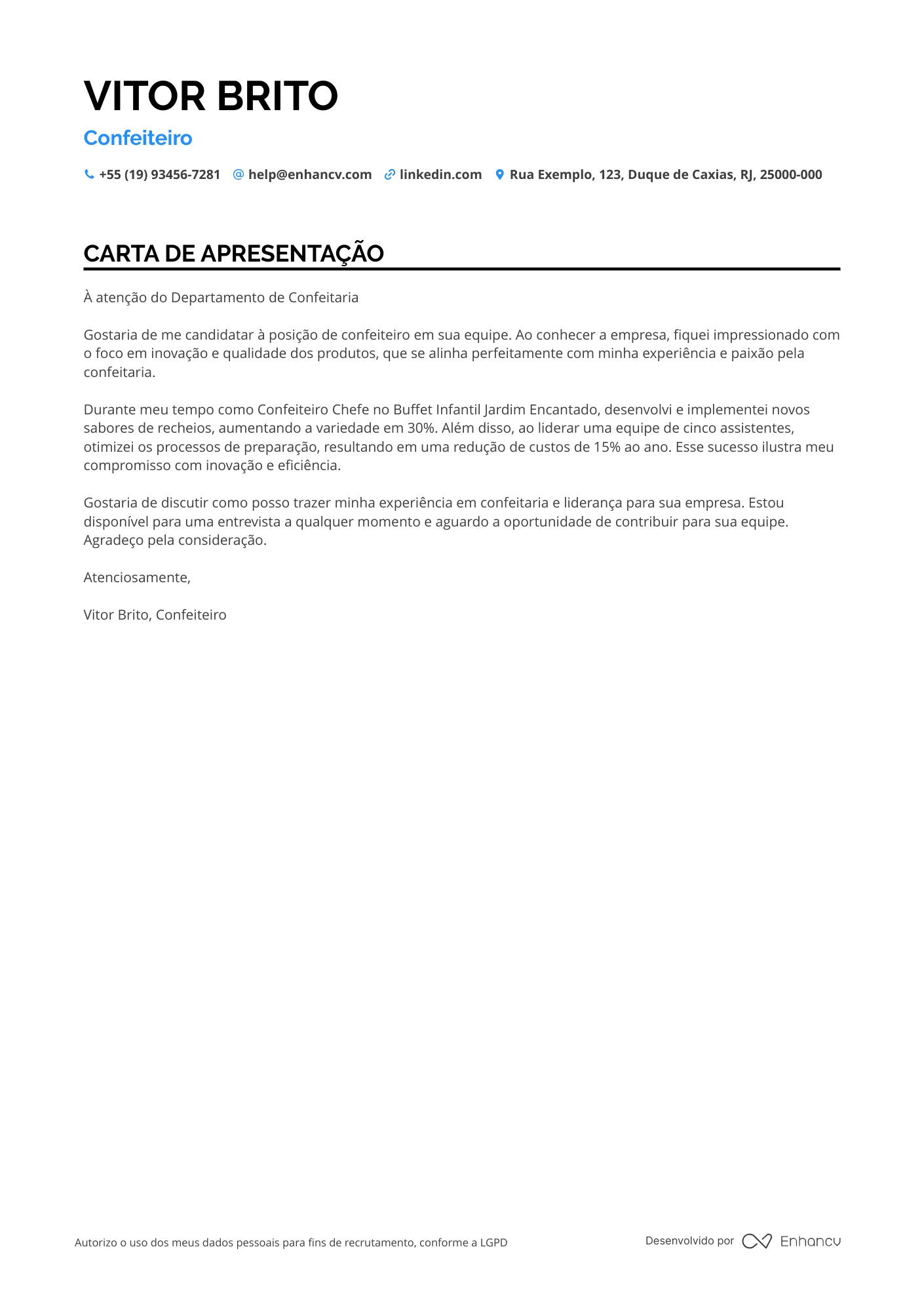 Confeiteiro de Festas Infantis