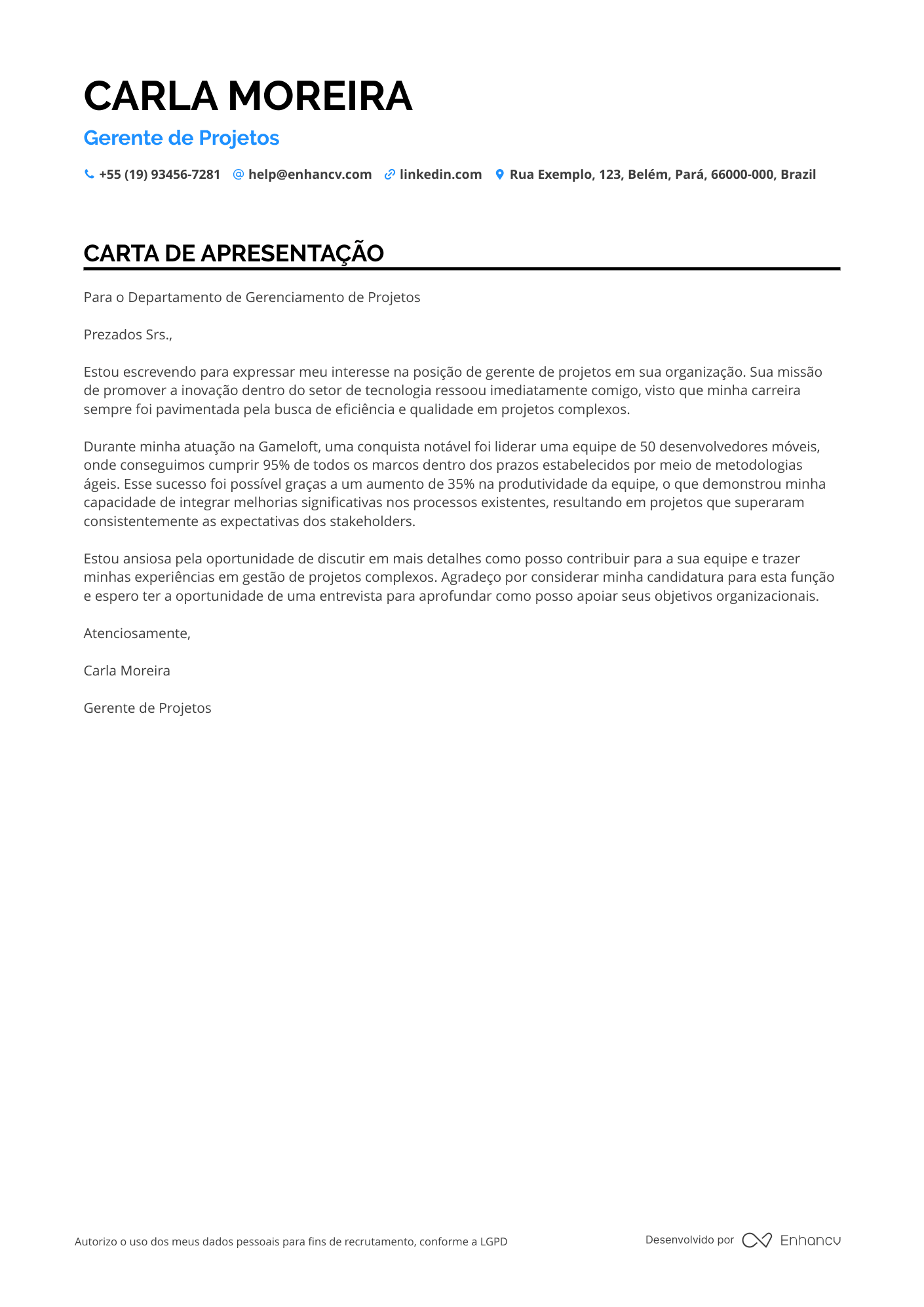 Gerente de Gerenciamento de Projetos de Software
