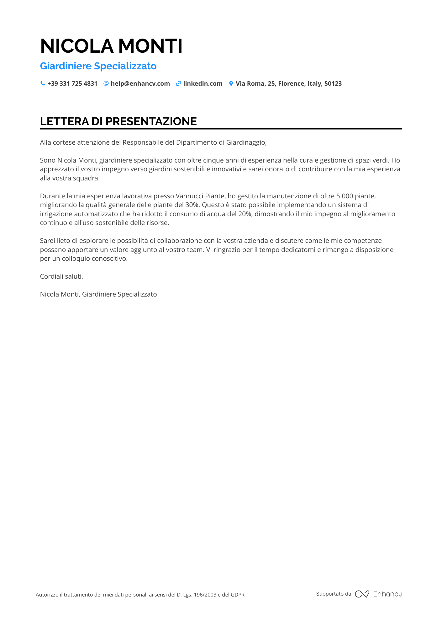 Giardiniere Senza Esperienza
