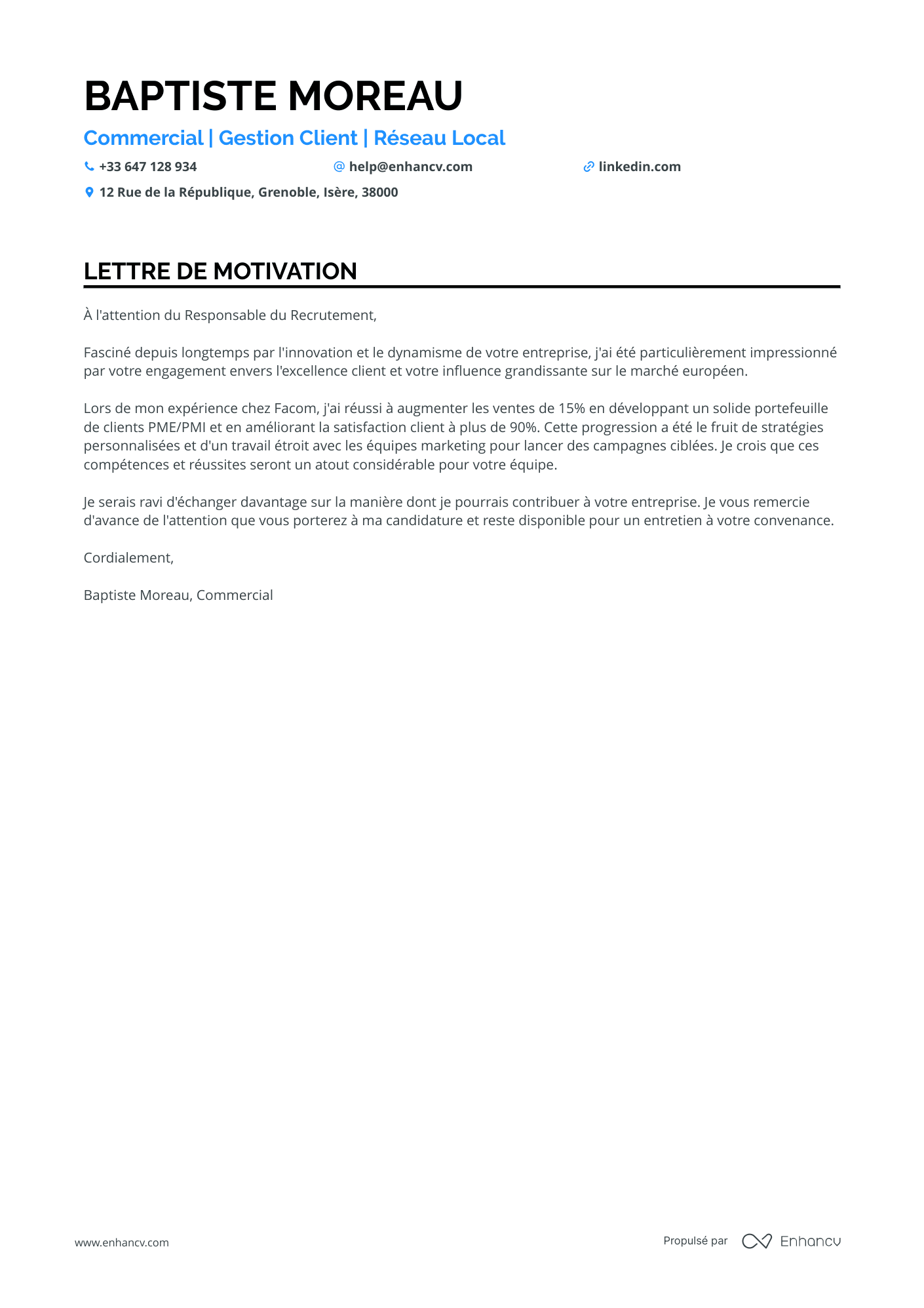Conseiller Commercial