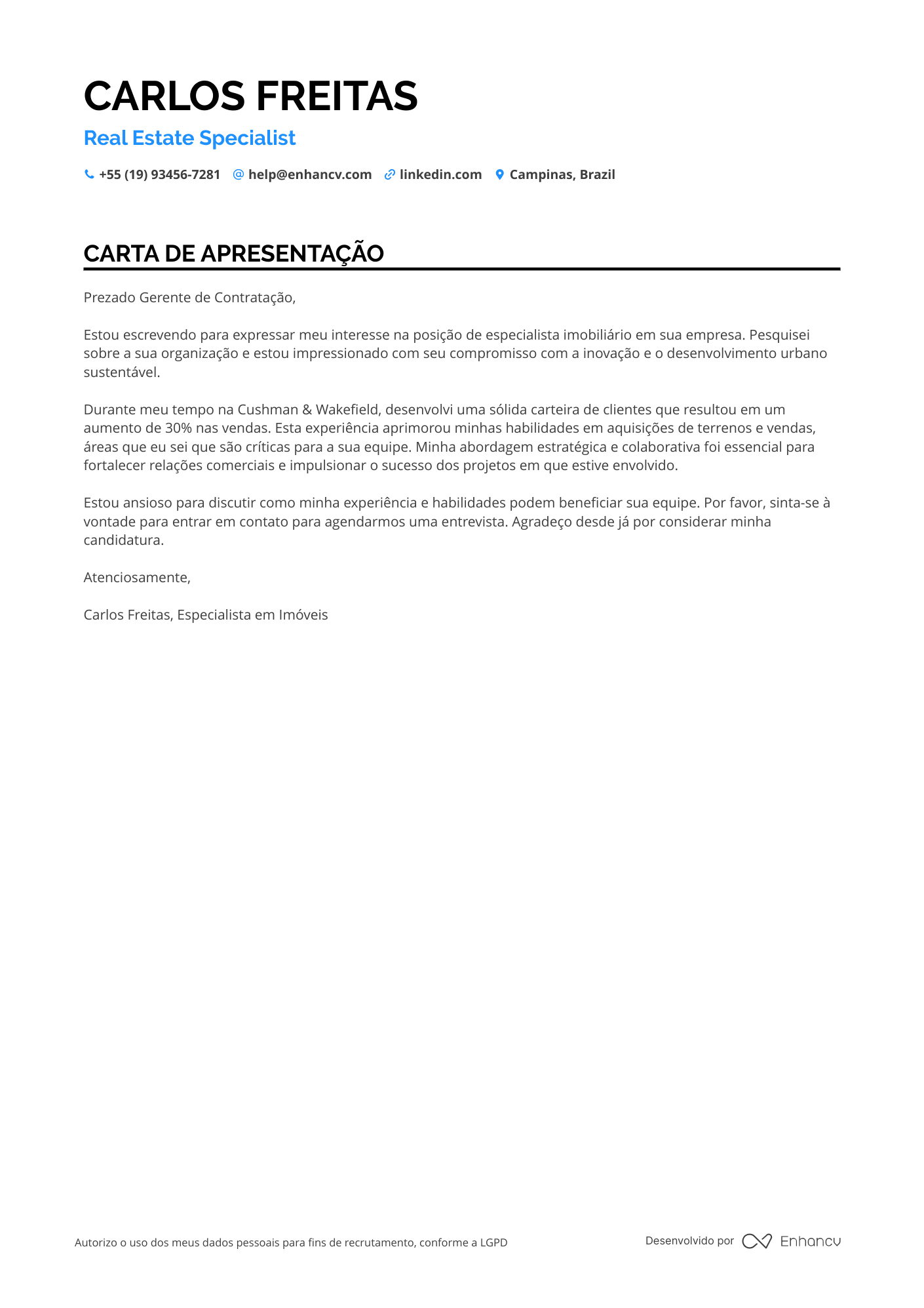 Corretor de imóveis para construtoras