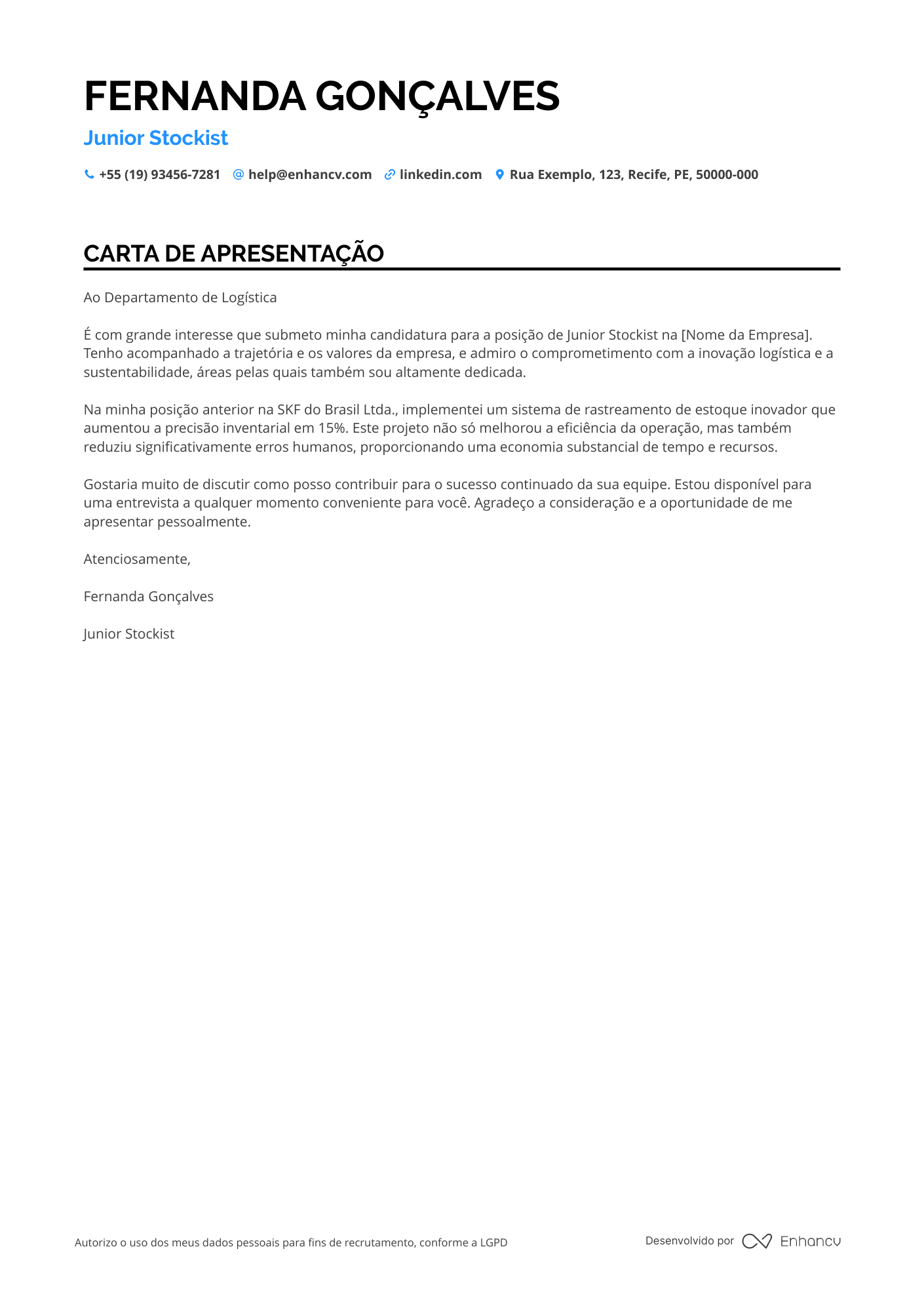 Estoquista Júnior
