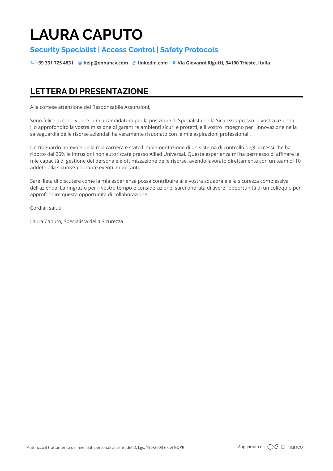 Addetto alla Sicurezza del Supermercato