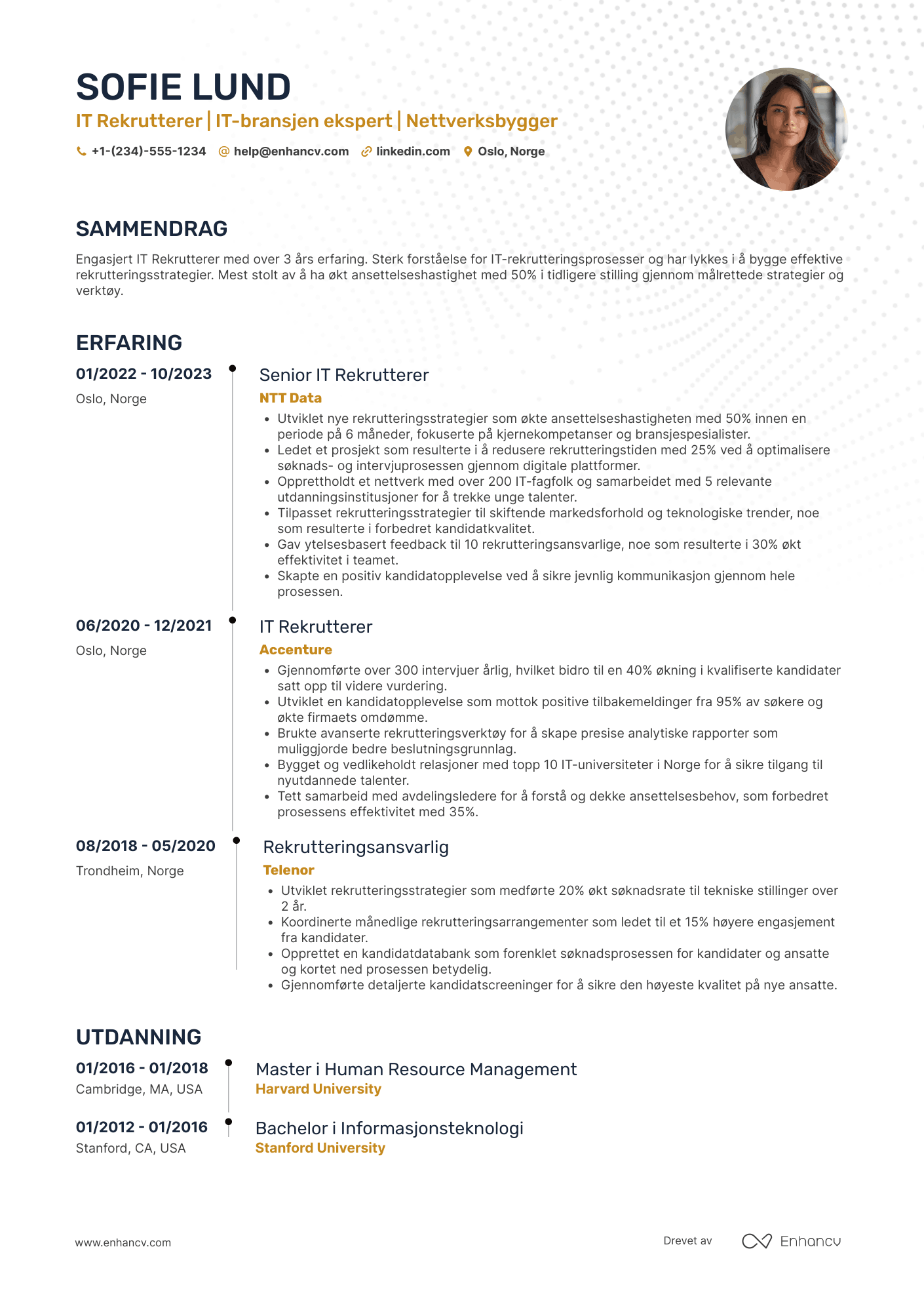 CV for IT Rekrutterer