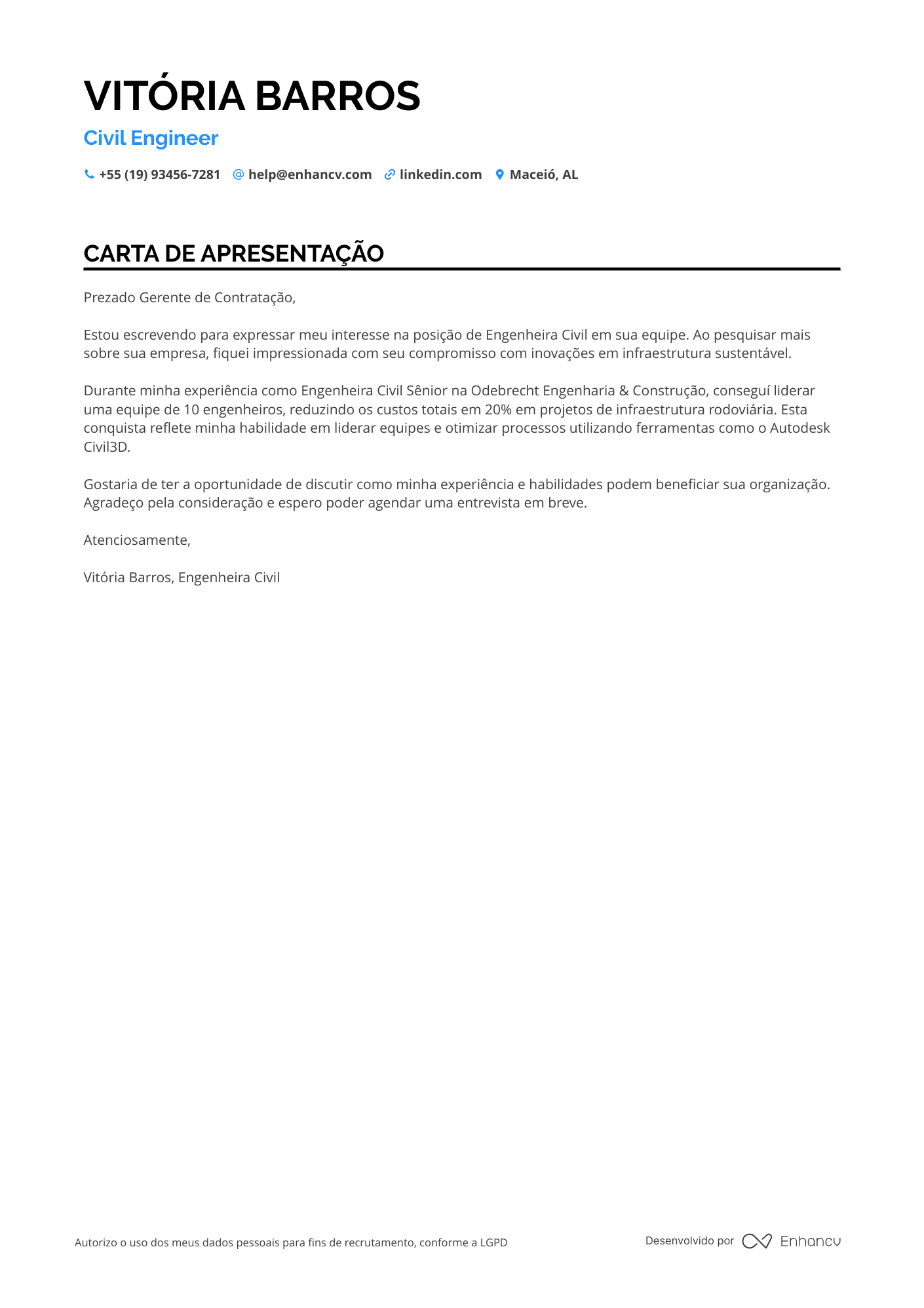 Engenheiro Civil Sem experiência