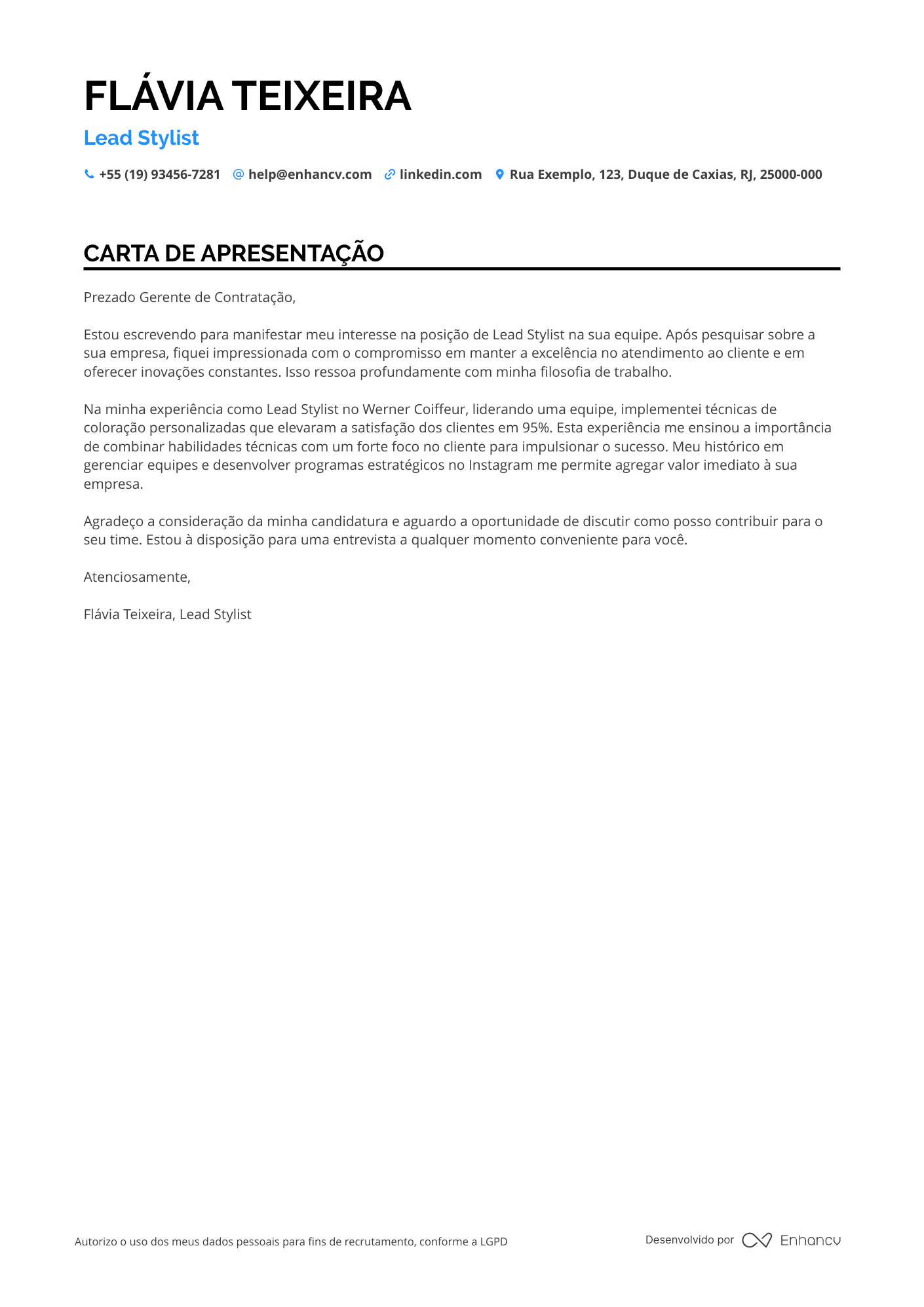 Cabeleireiro Sem experiência