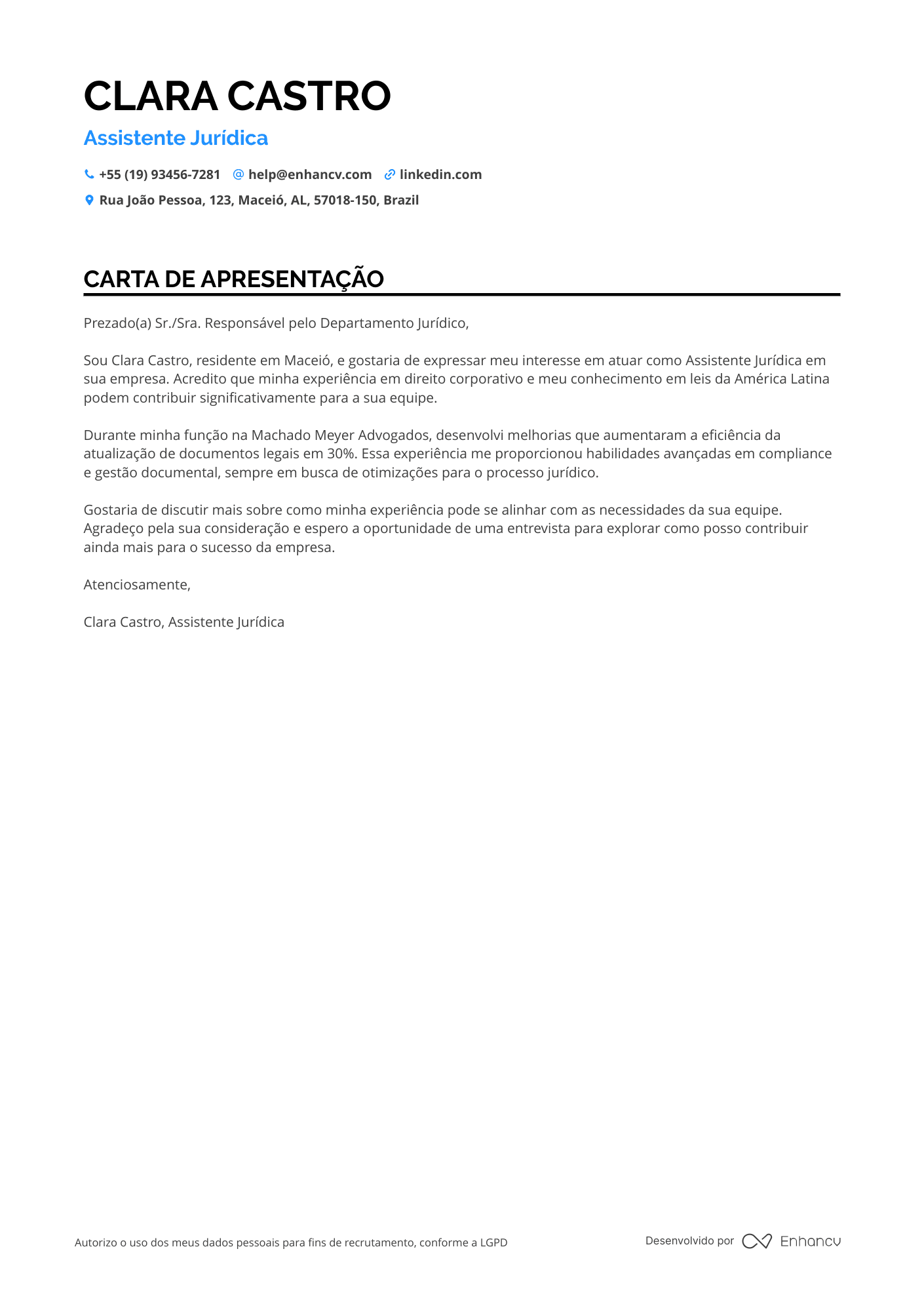 Assistente Jurídico de Direito Civil