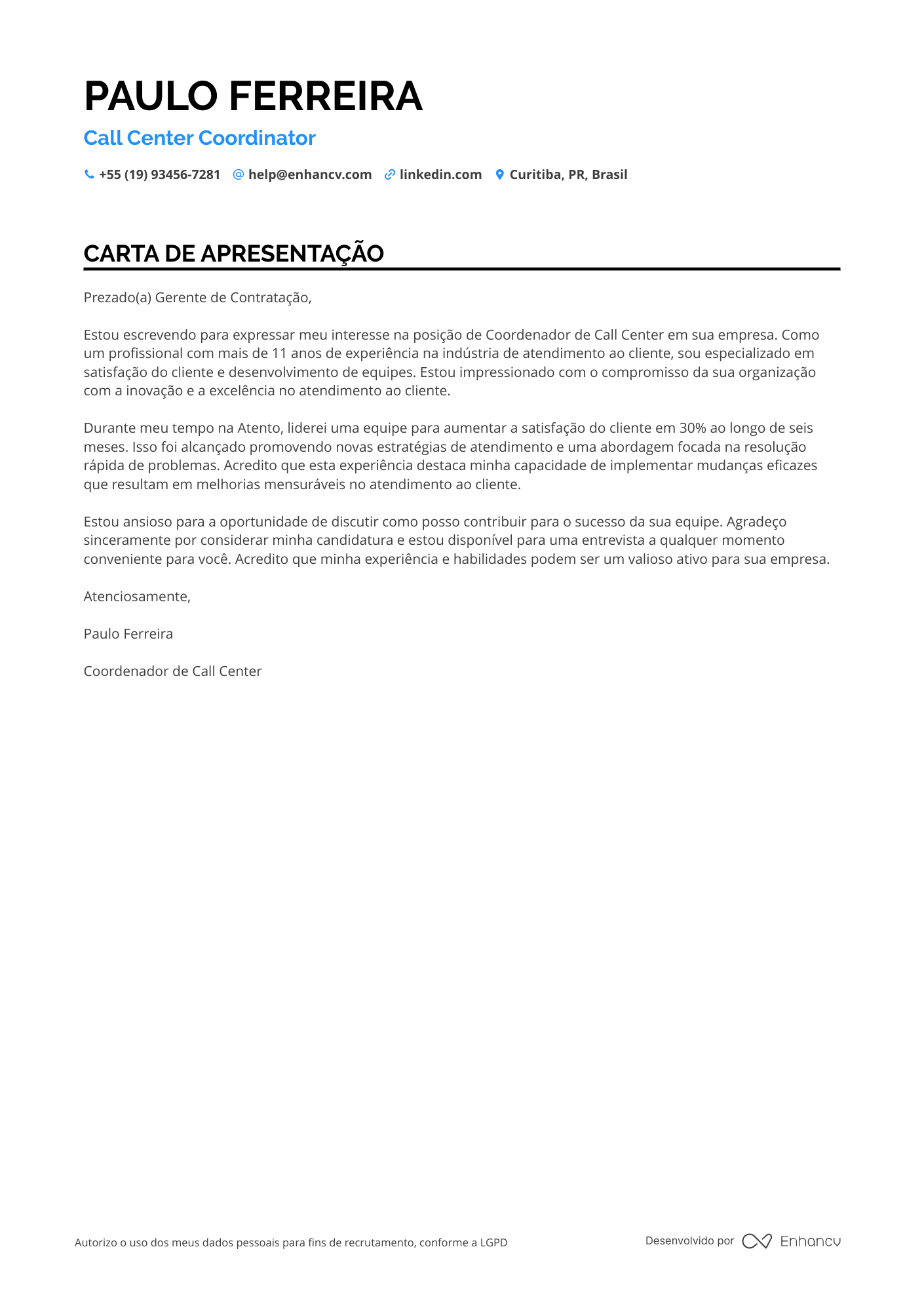 Coordenador de Telemarketing