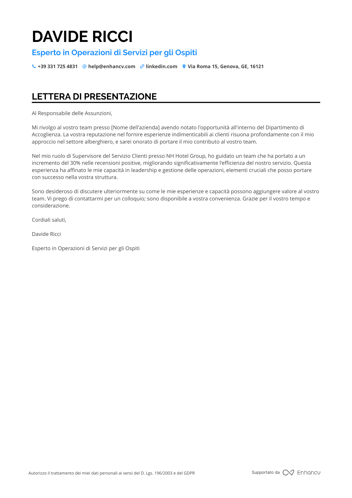 Receptionist Senza Esperienza