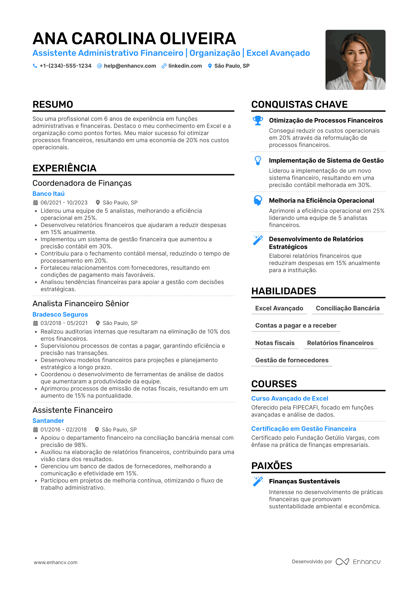 Assistente administrativo financeiro