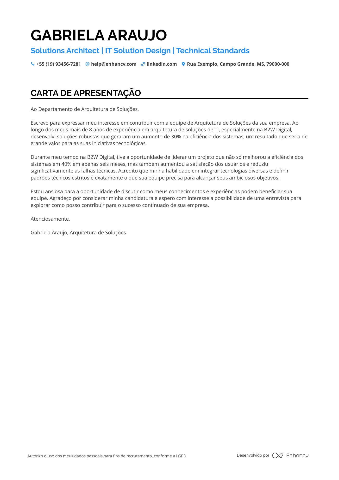Arquiteto de TI