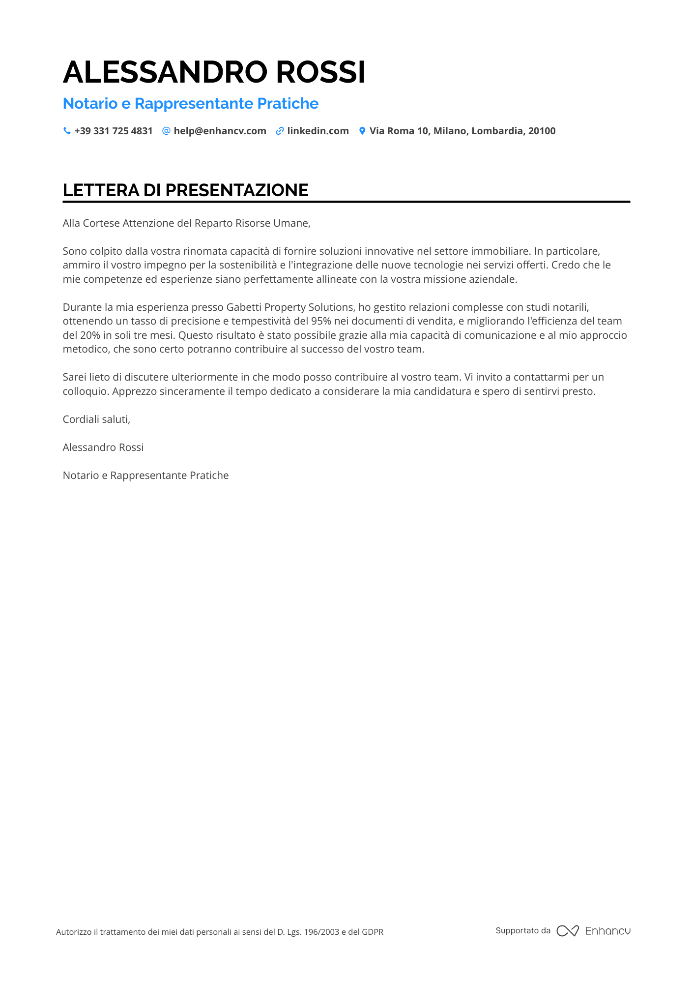 Segretaria di Studio Notarile