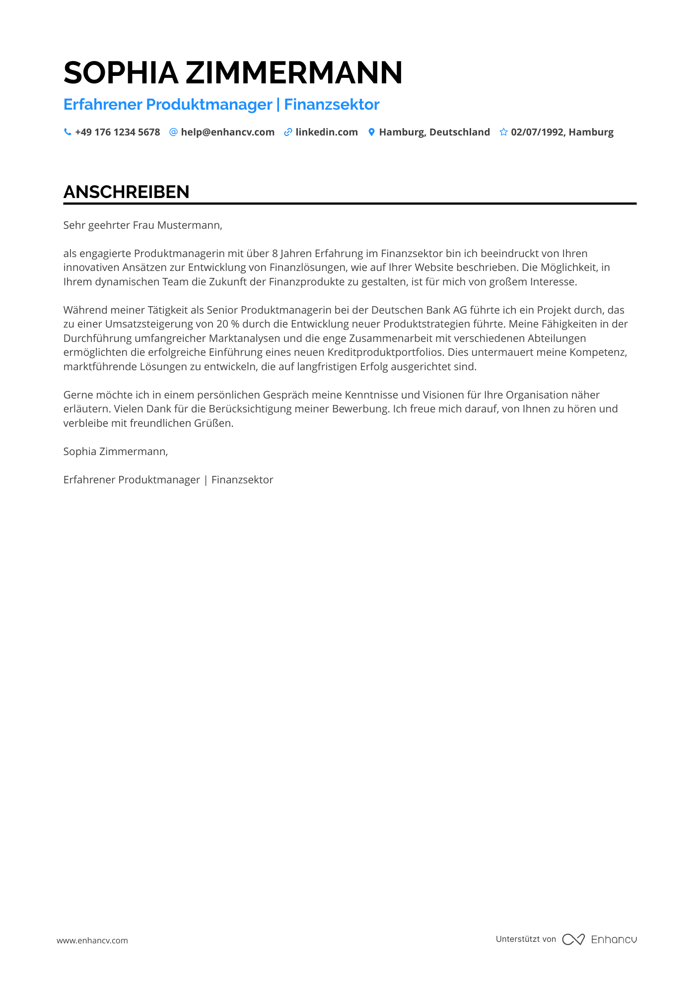 Produktmanager im Finanzsektor