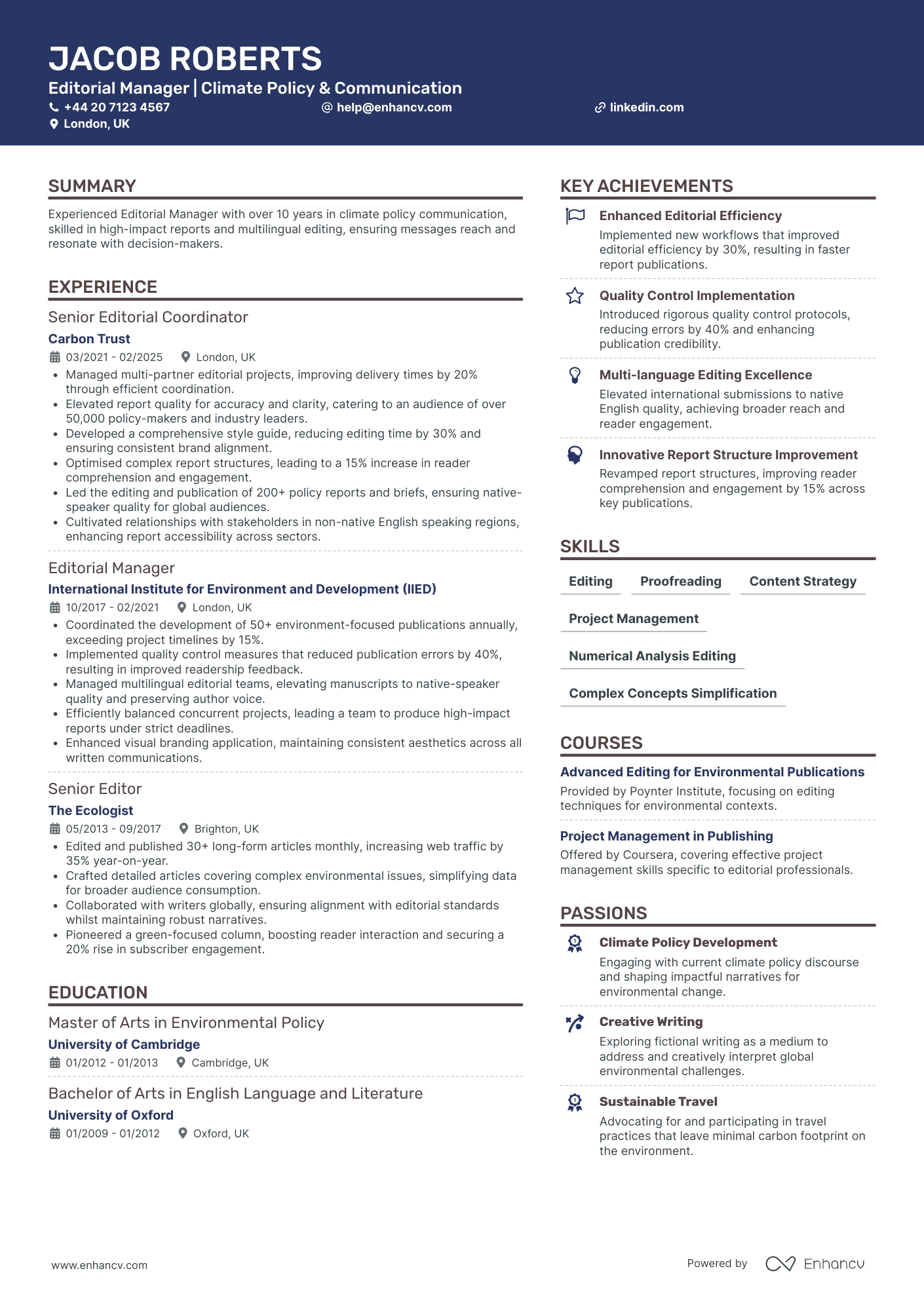 Editorial Project Manager