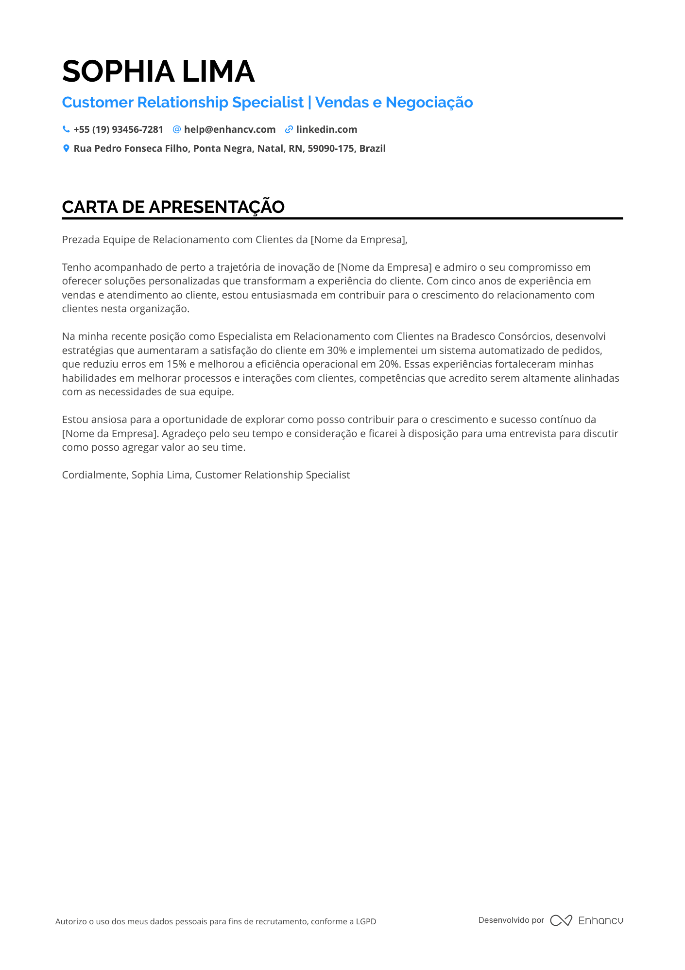 Vendedor de carros Meio período