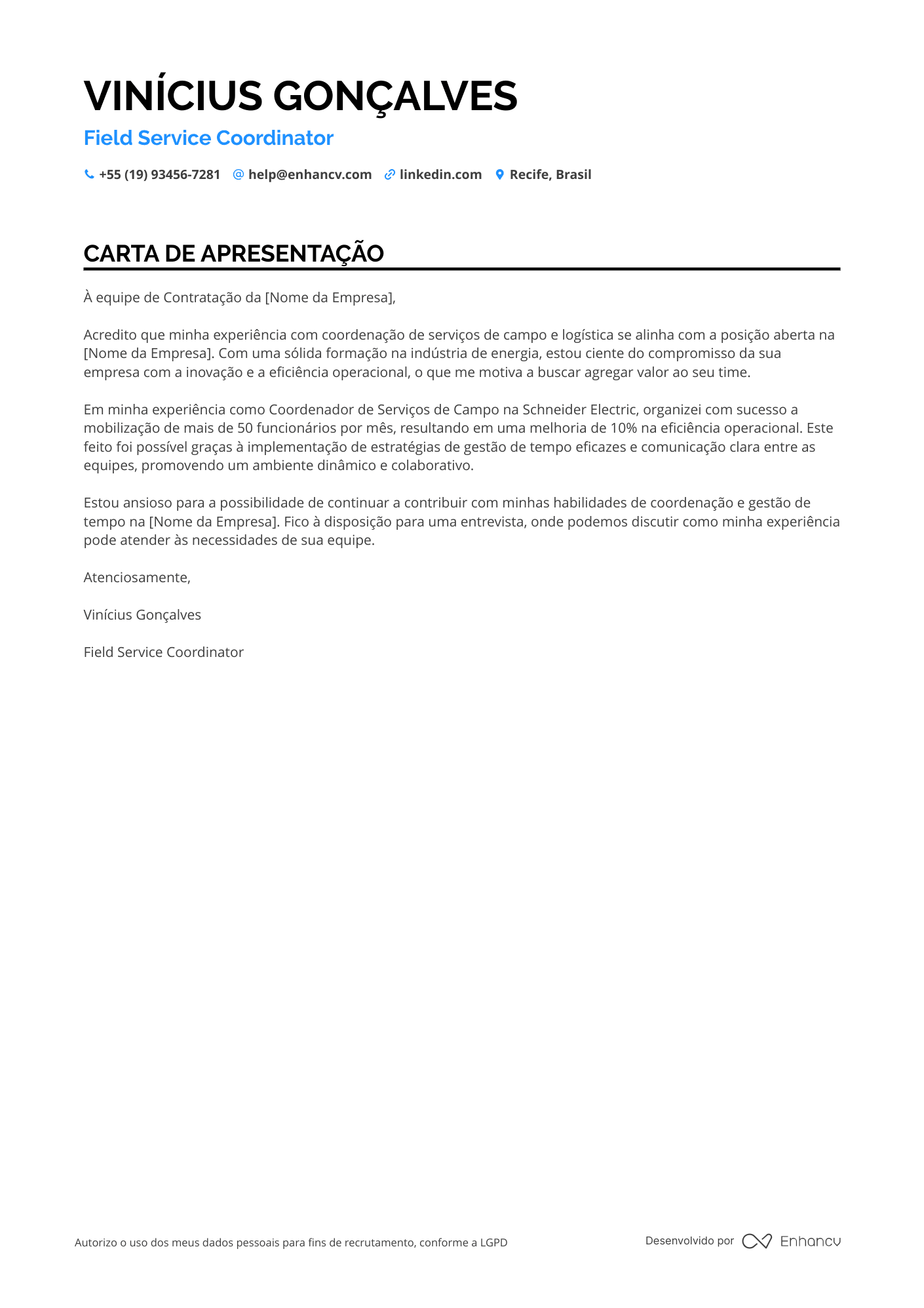 Coordenador Financeiro Sem experiência