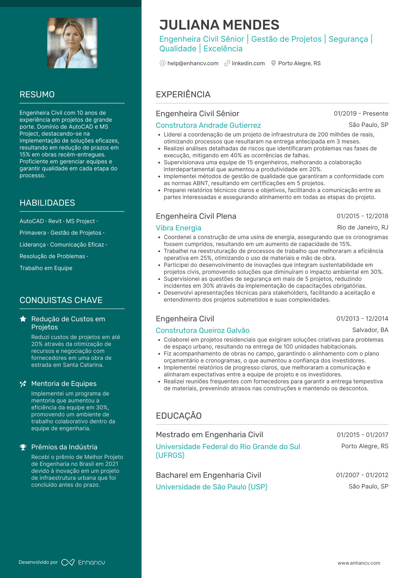 Engenheiro Civil Sênior