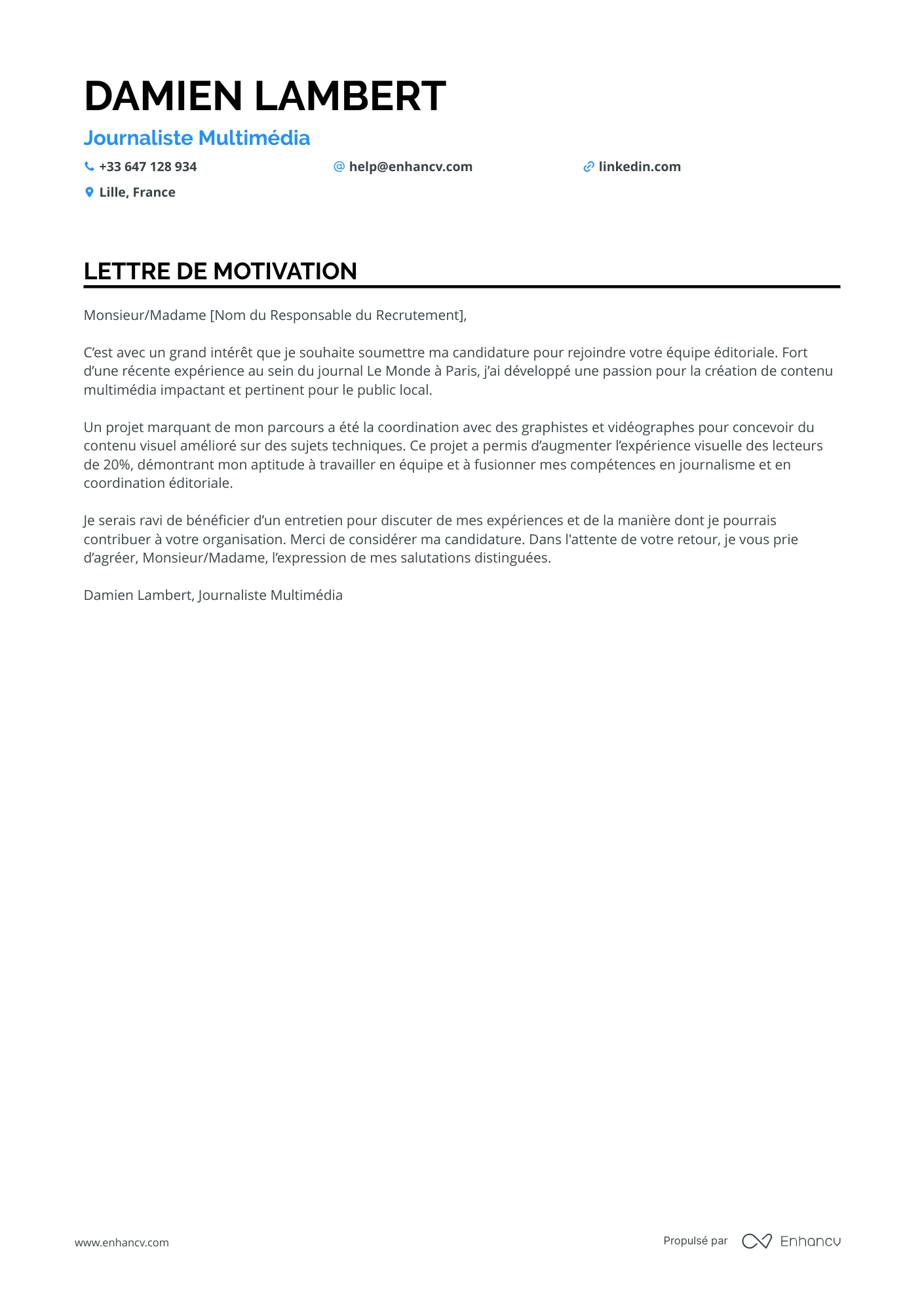 Étudiant en Journalisme