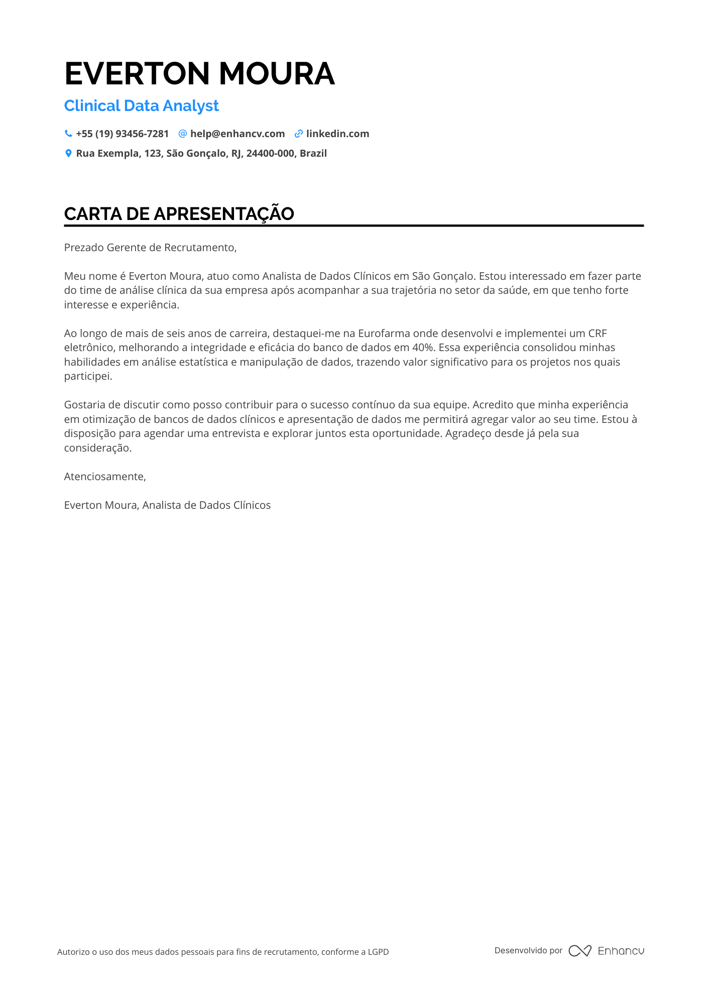 Analista de Dados Clínicos