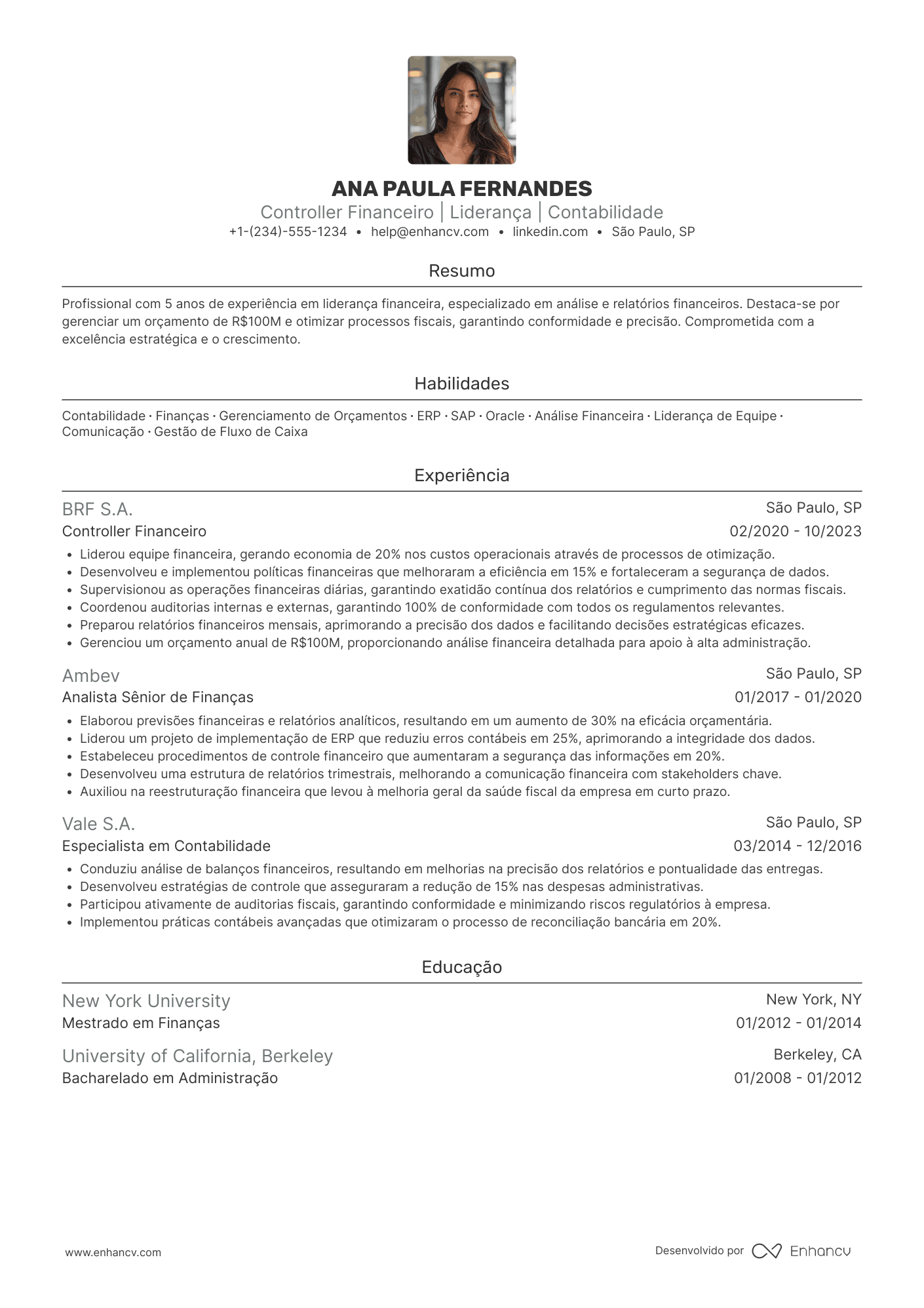 Controller financeiro