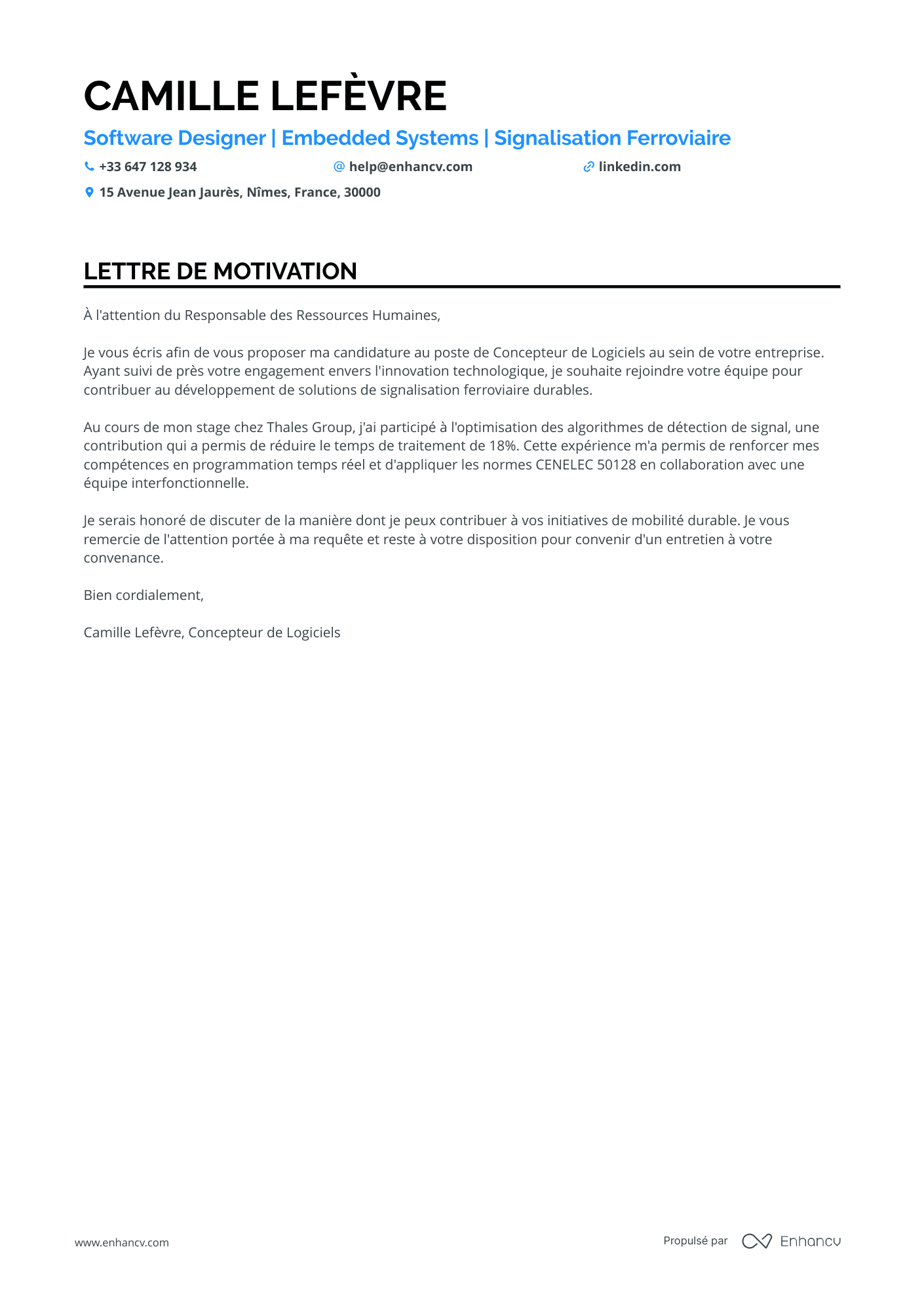 Ingénieur logiciel débutant