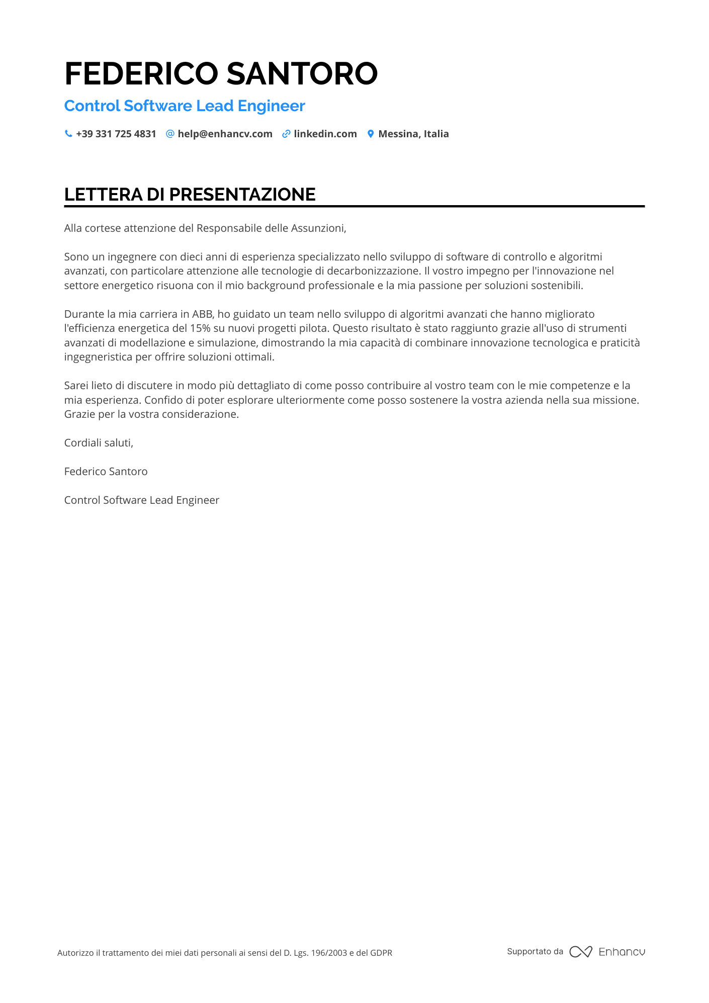 Ingegnere Software Prima Esperienza