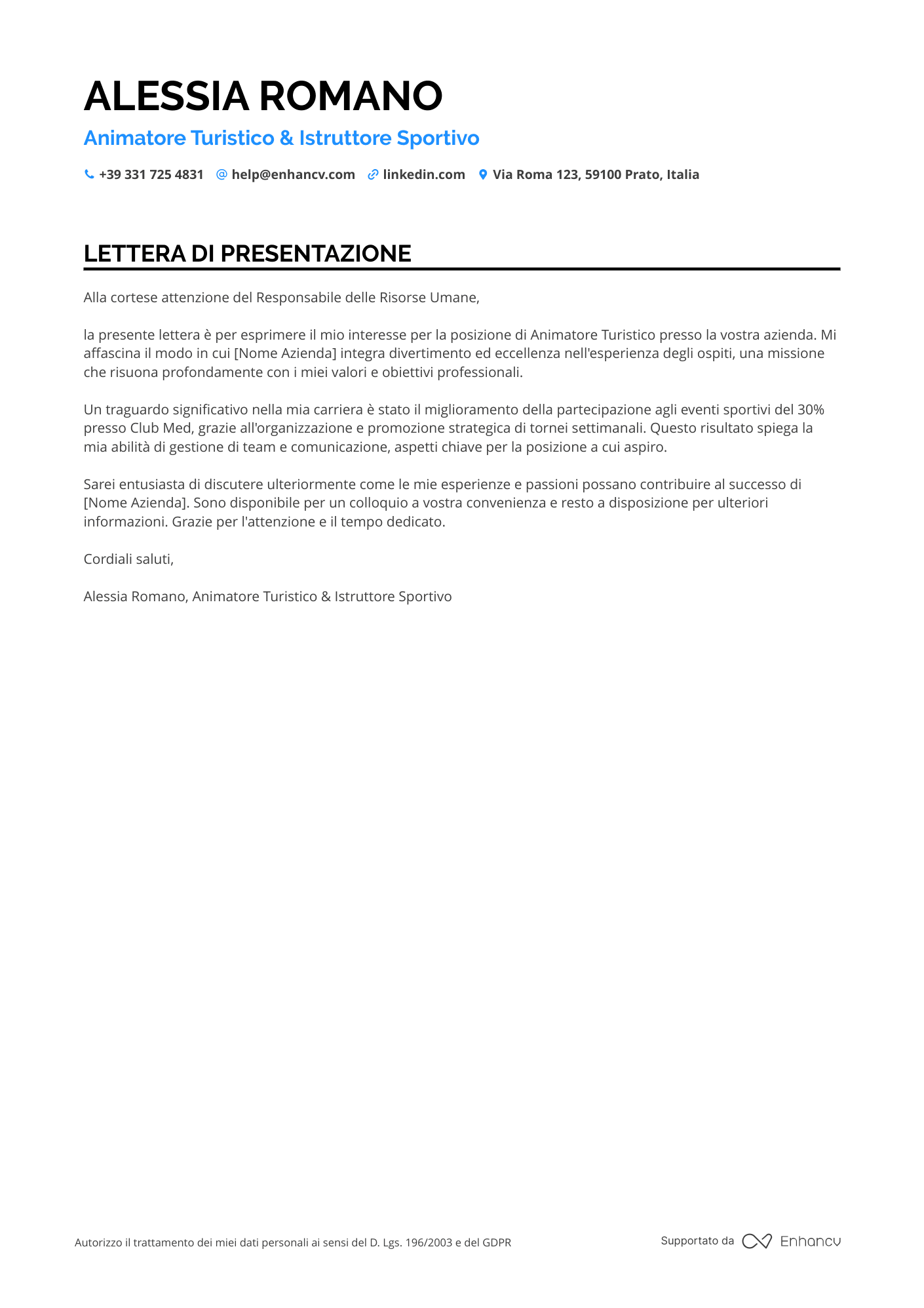 Animatore di Sport Acquatici