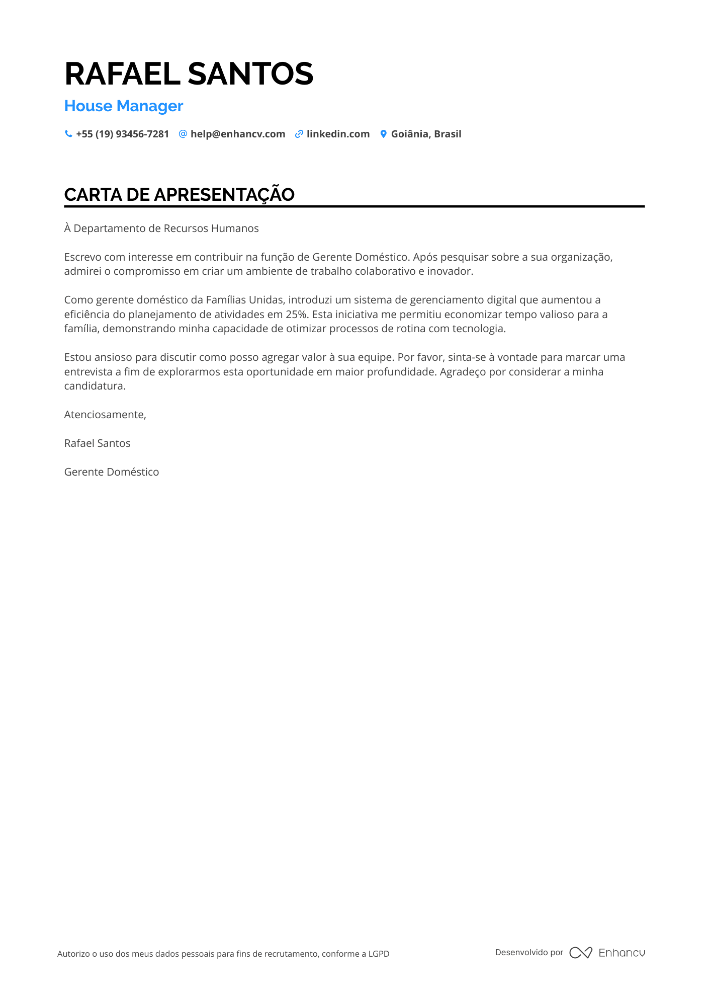 Babá Executiva