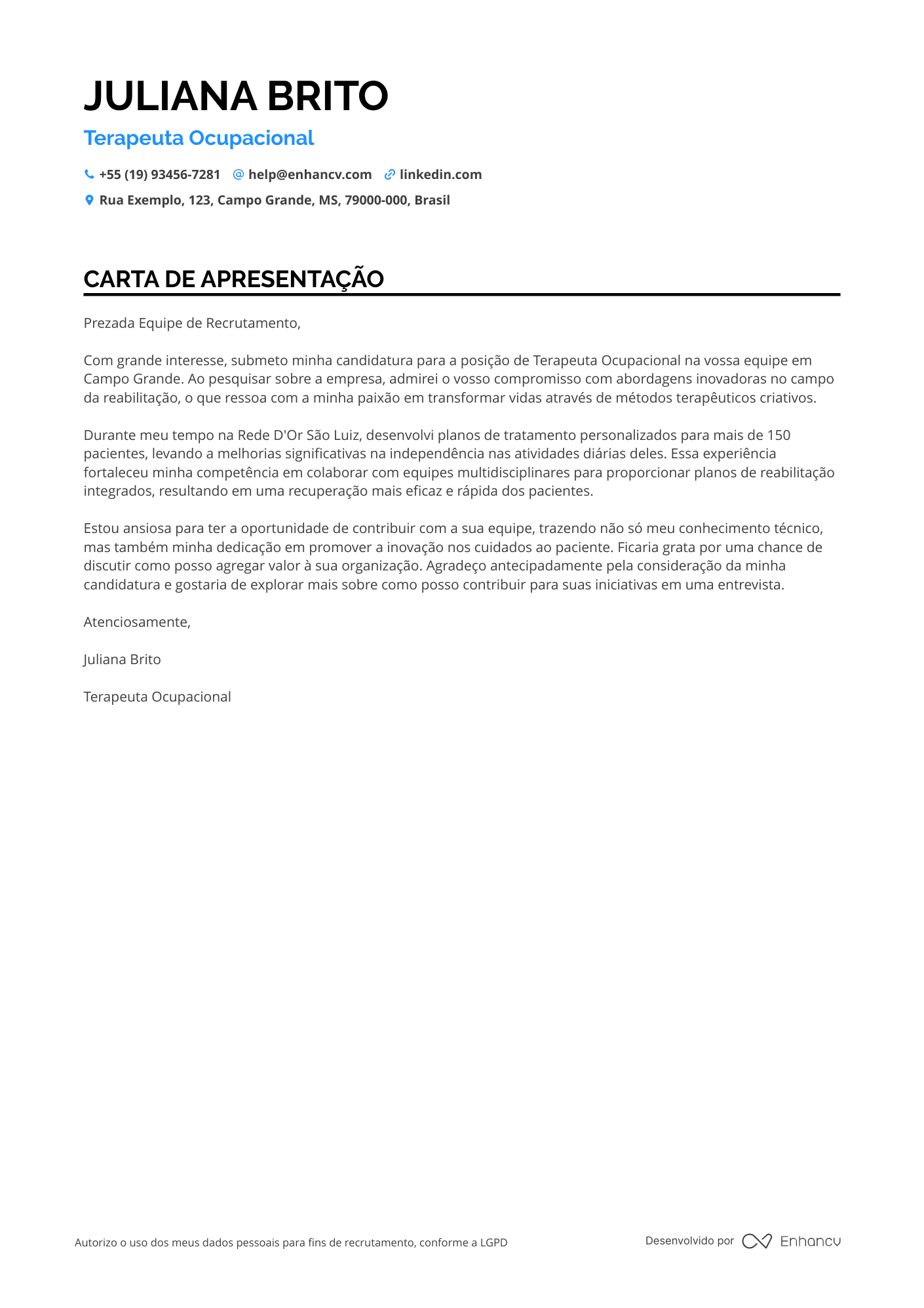 Terapeuta Ocupacional Júnior