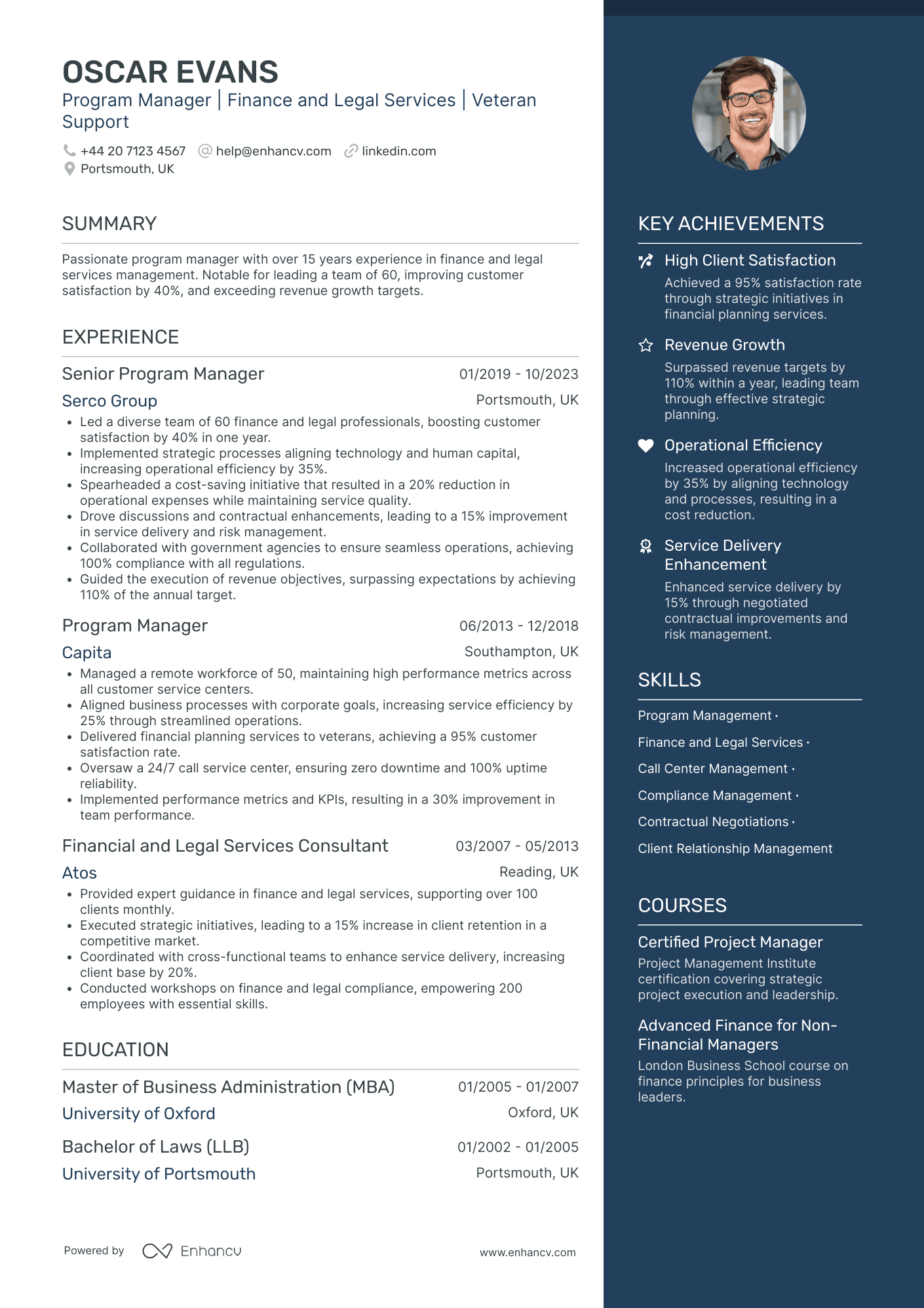 Program Manager in Financial Services