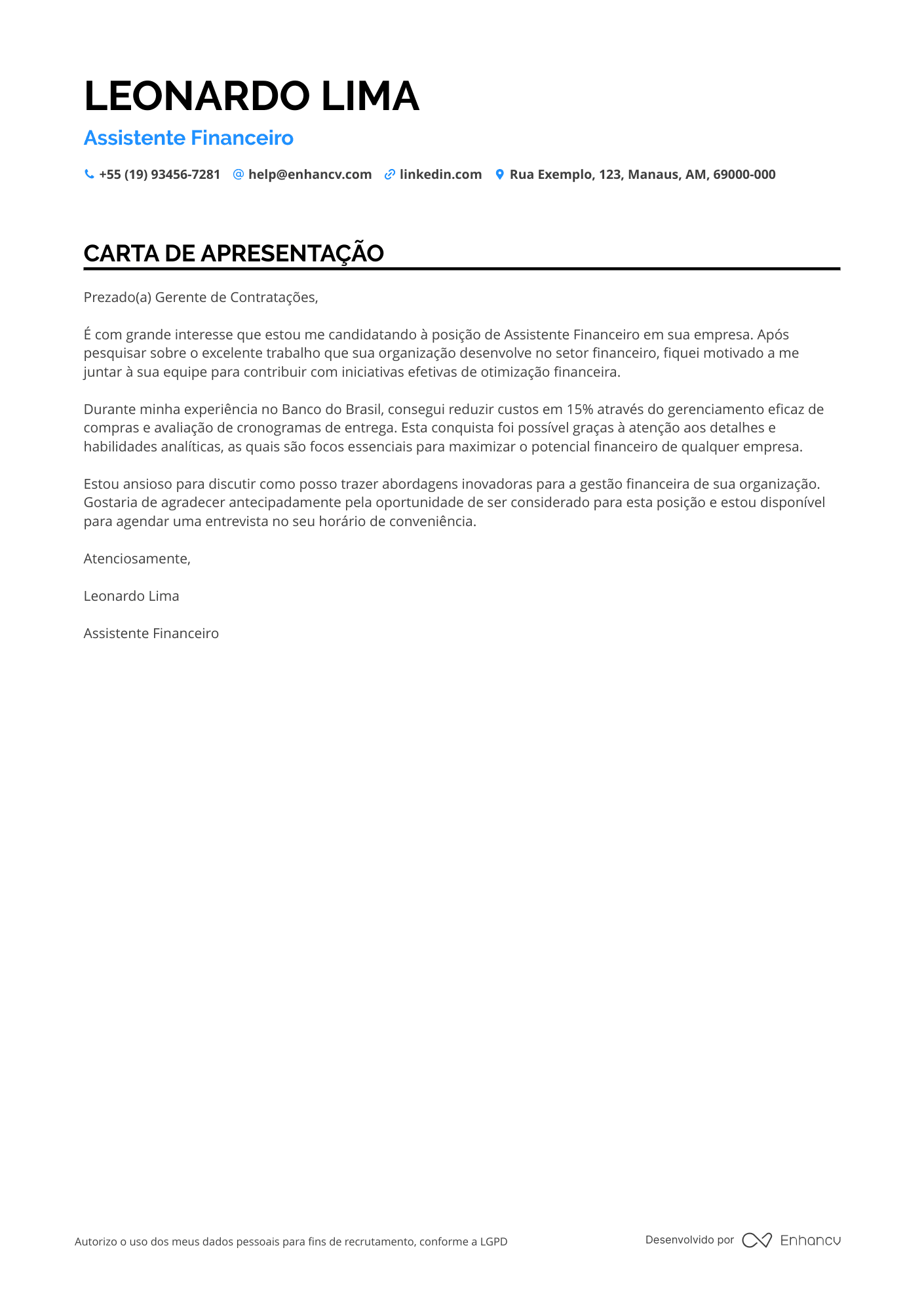 Assistente Financeiro de Compras