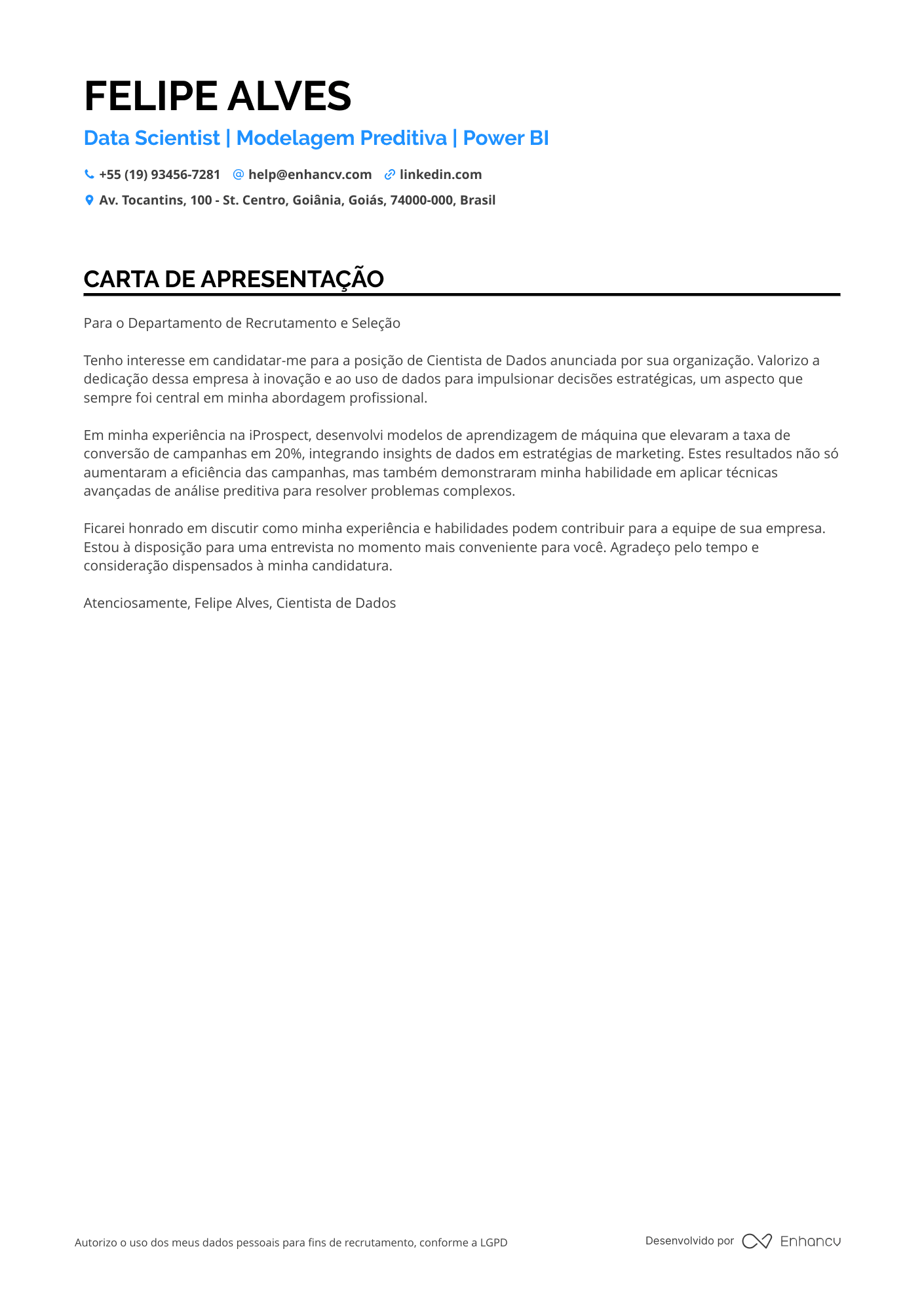 Cientista de Dados de Mídia Social