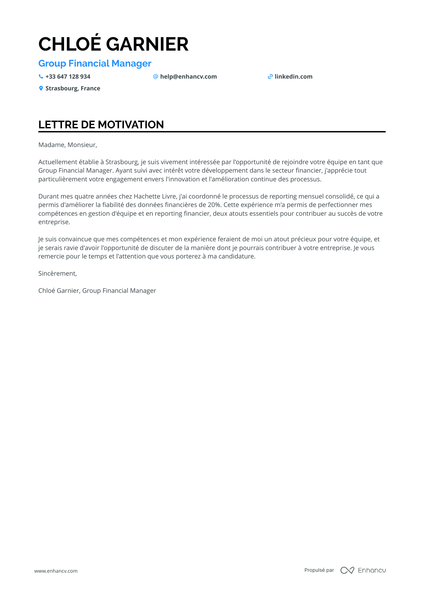Directeur Financier