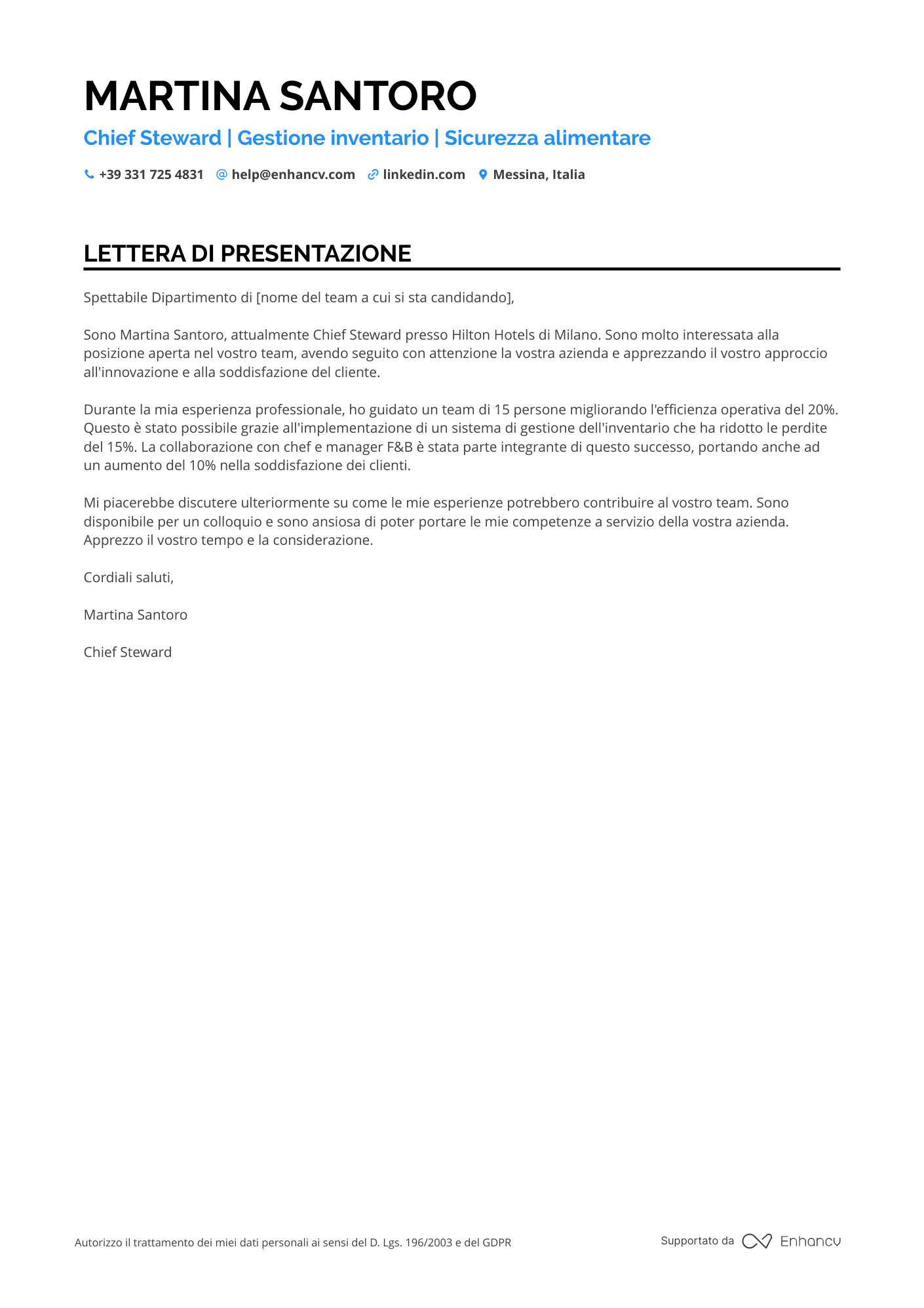 Cuoco Sotto Capo