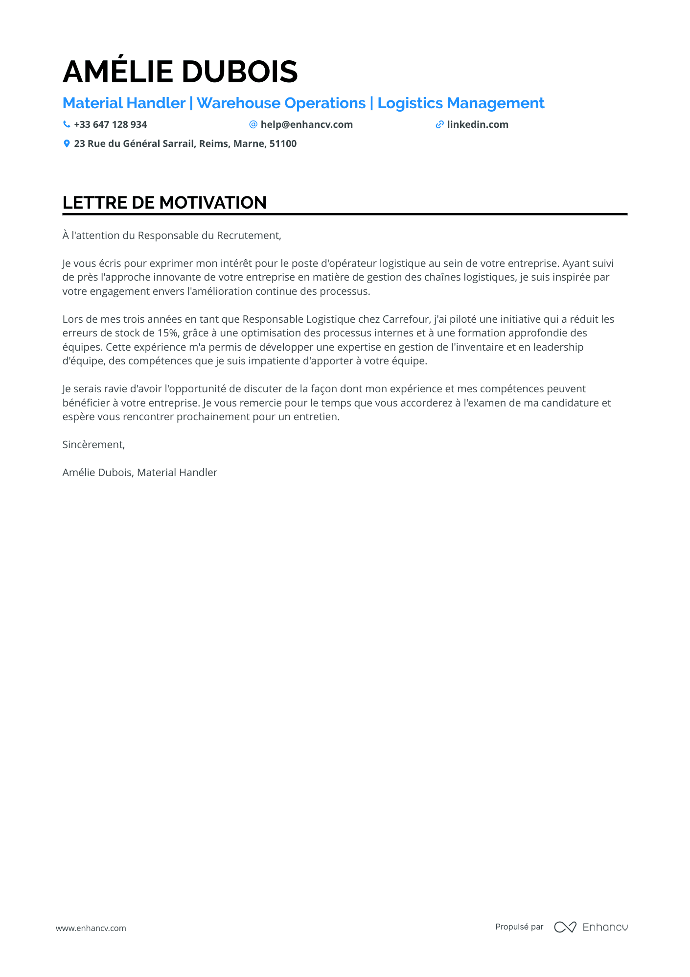 Lycéen Préparateur de Commandes