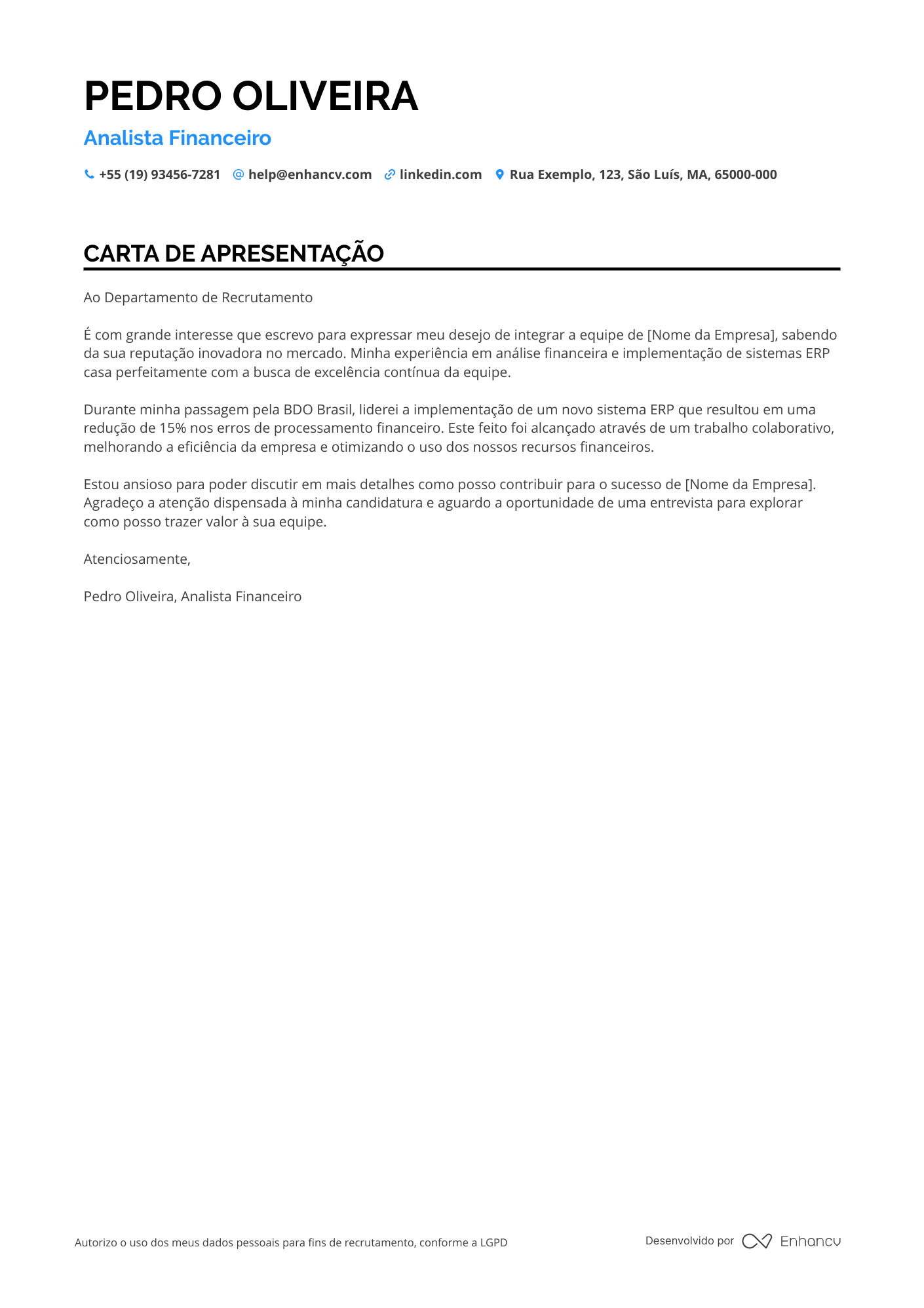 Analista Financeiro de Auditoria