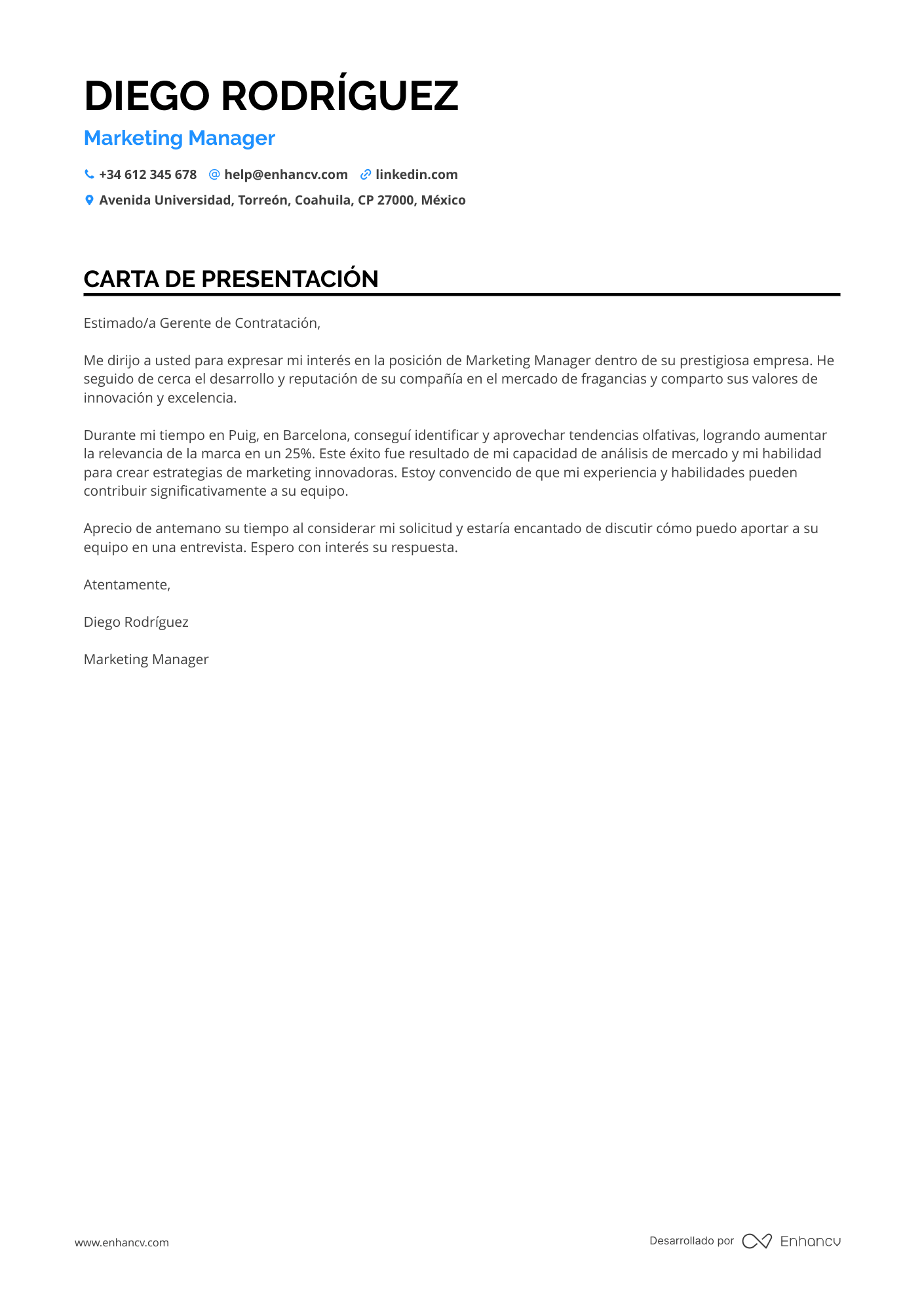 Gerente de Marketing Junior
