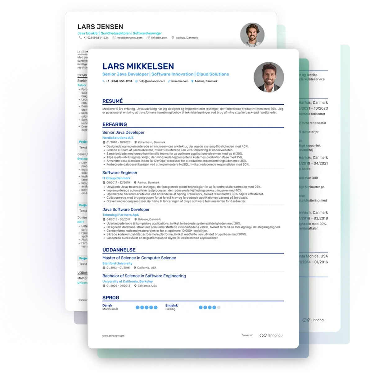 Dine LinkedIn data i CV