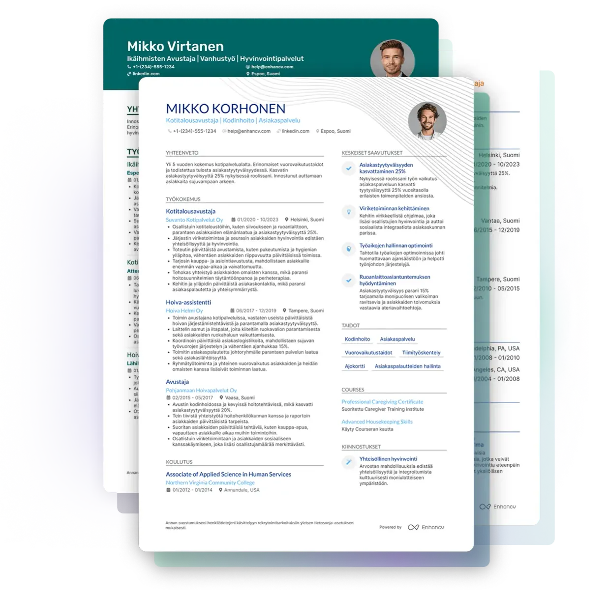 LinkedIn tietosi CV:ssä