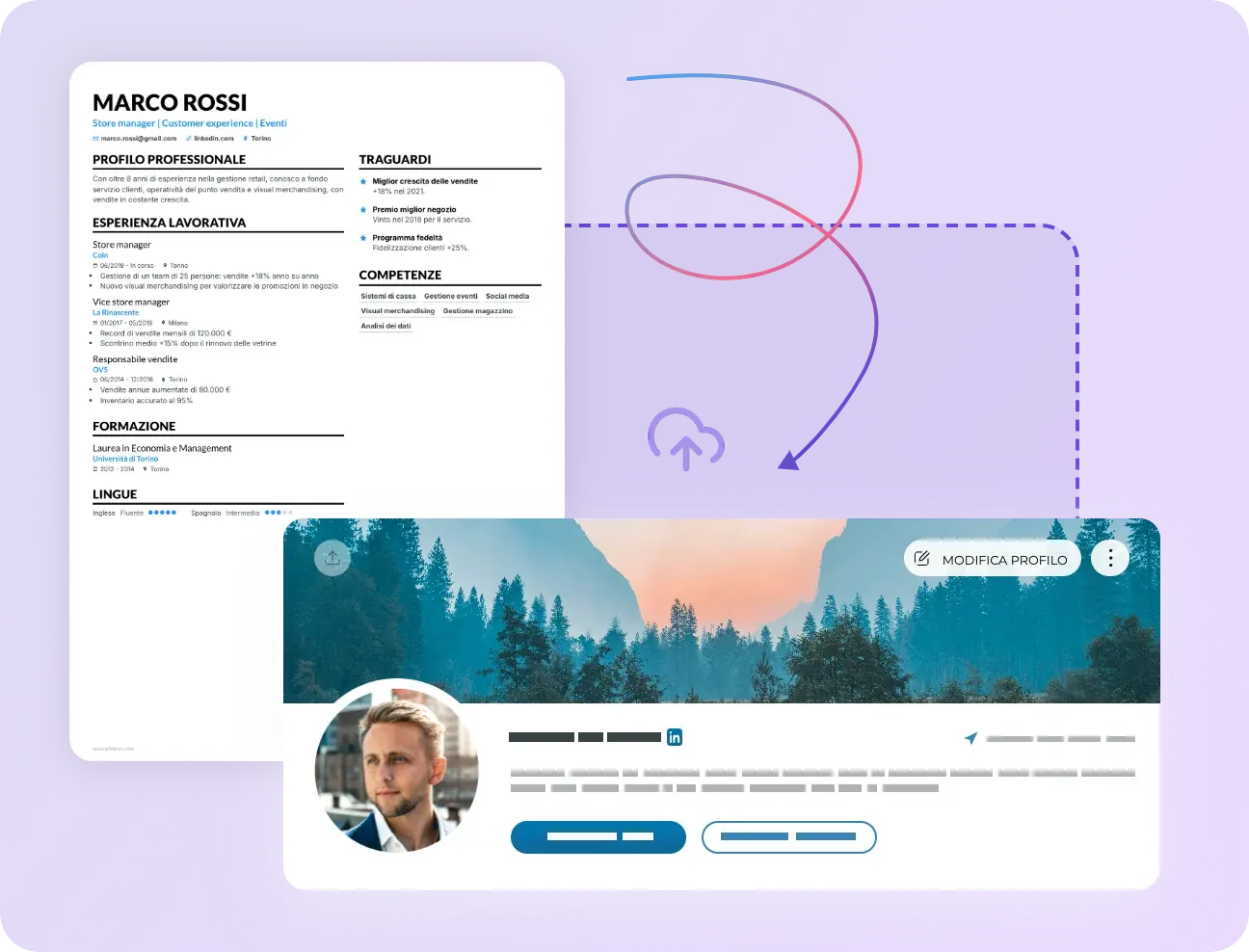 Hai già un CV? Parti da lì