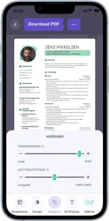 Enhancv på en telefon