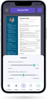 Enhancv su un telefono